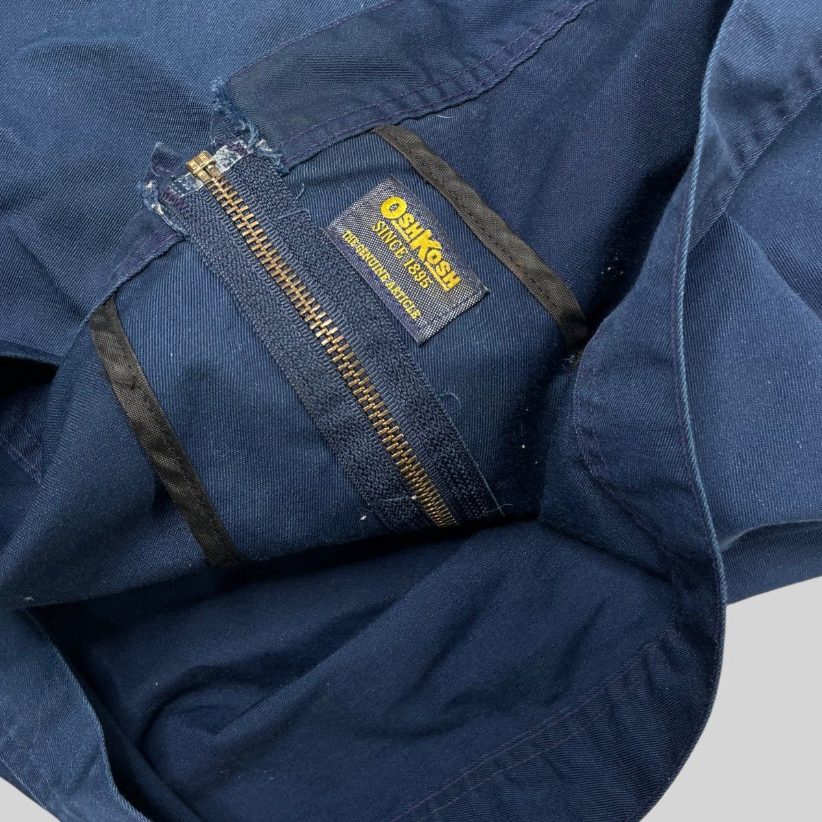 Vintage Vintage Oshkosh zip up mechanic jacket Size US L / EU 52-54 / 3 - 6 Thumbnail