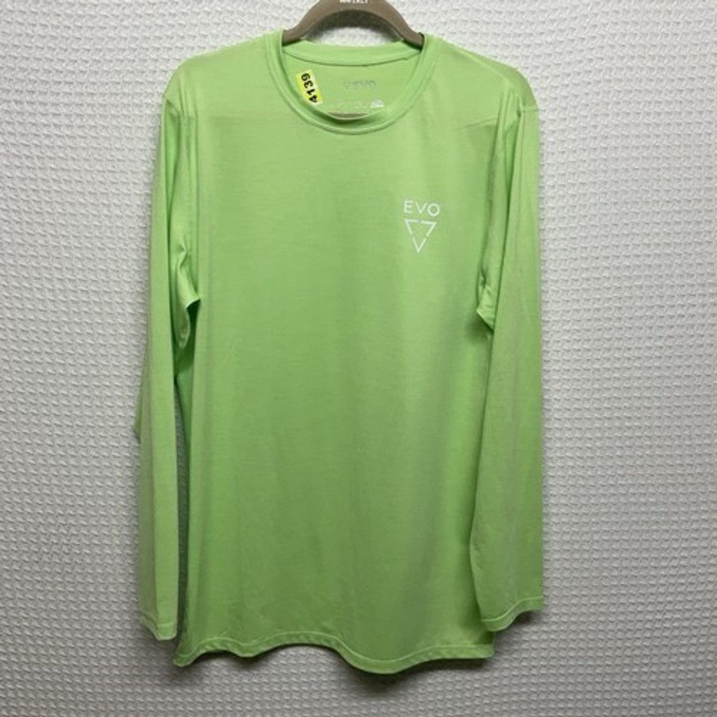 Other EVO UPF 50 Rashguard Sun Lime Green Long Sleeve Shirt Men L Size US L / EU 52-54 / 3 - 1 Thumbnail