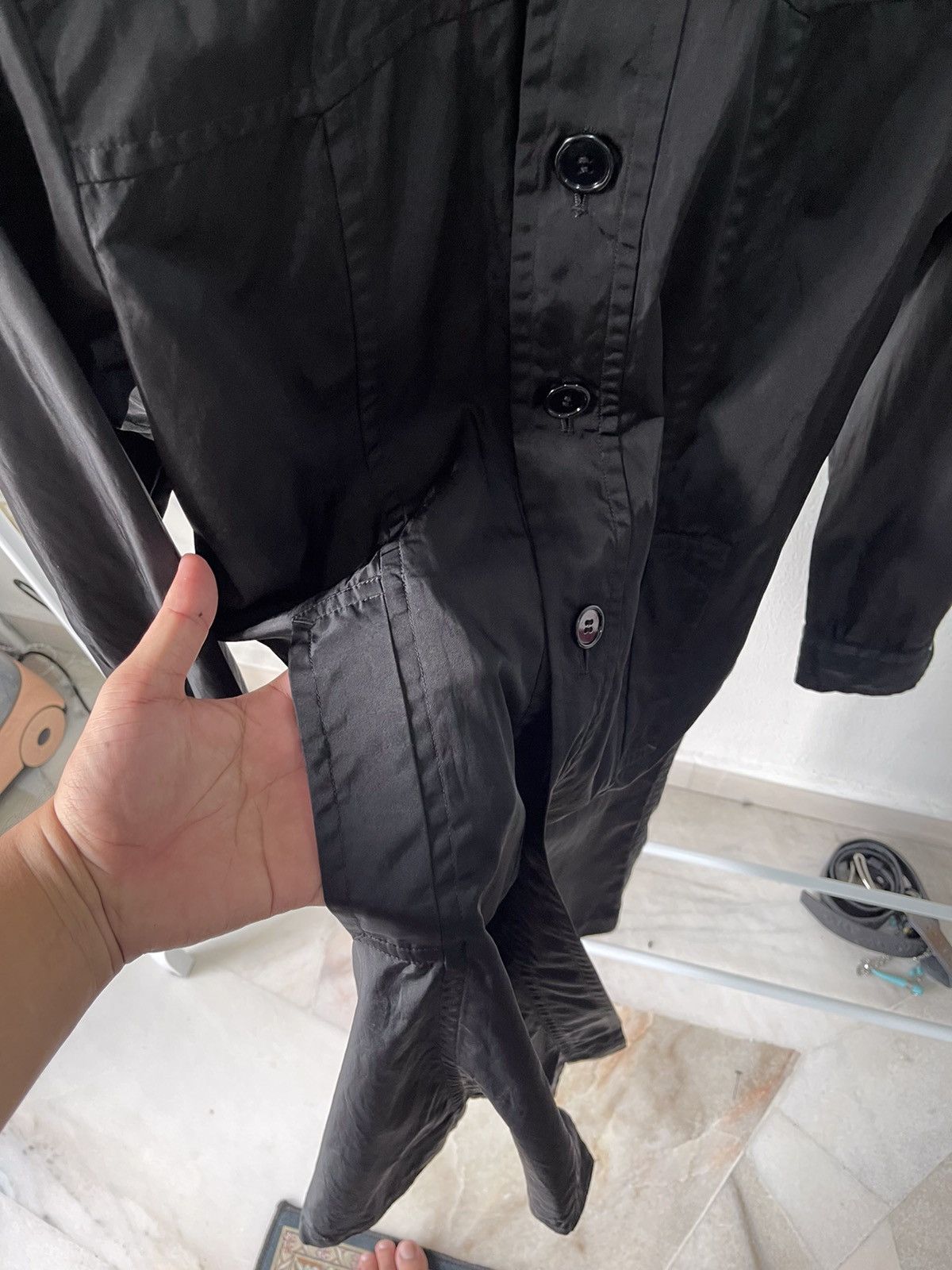 Comme des Garcons × Rei Kawakubo × Tricot Comme des Garcons 2001 Tricot Comme Des Garçons Long Jacket parka Size S / US 4 / IT 40 - 7 Thumbnail