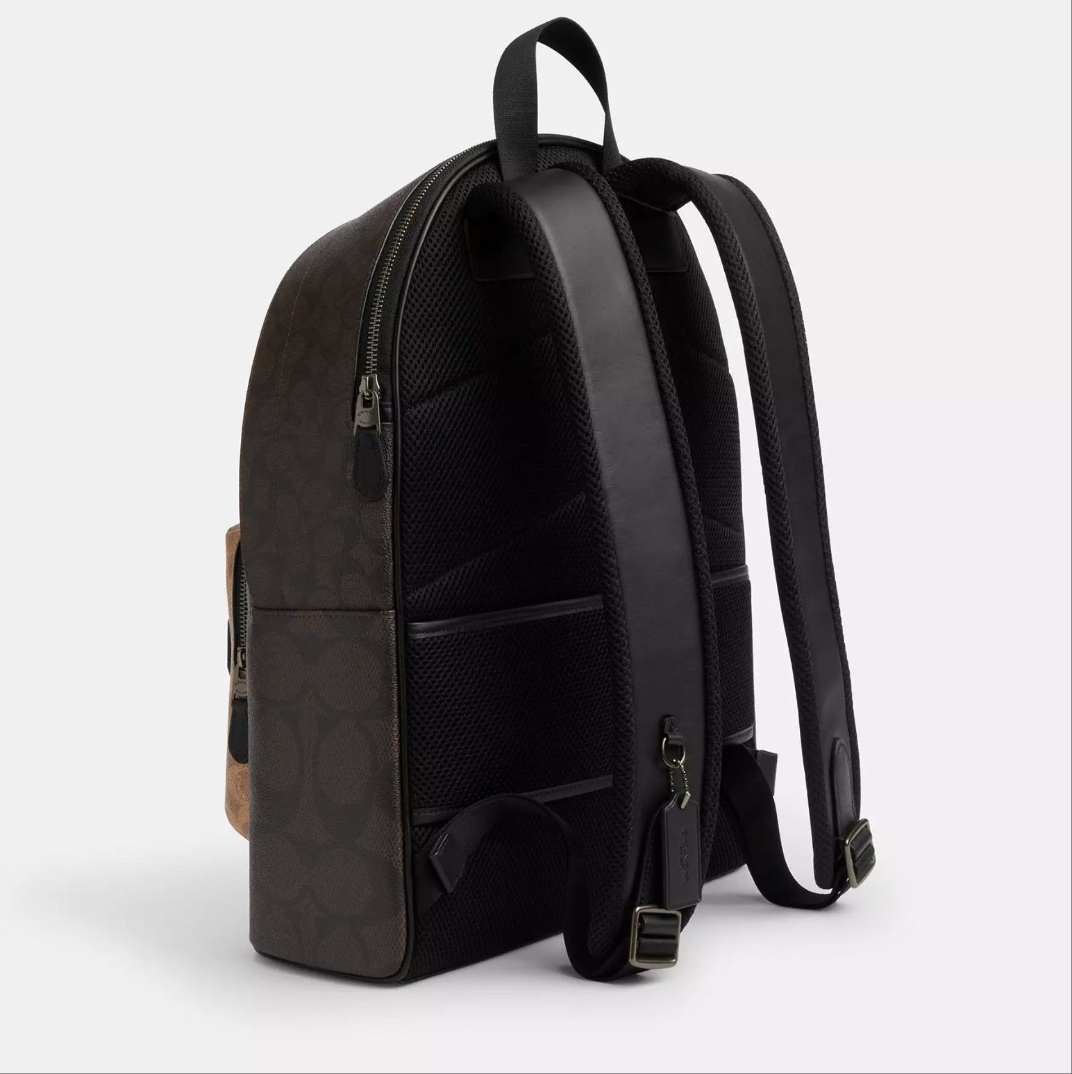 Coach West Backpack In Blocked Signature Canvas CAB59 Size ONE SIZE - 7 Thumbnail