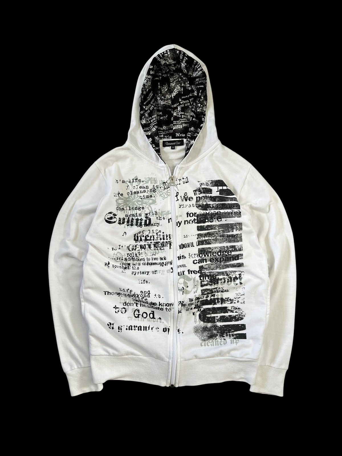 Japanese Brand × Seditionaries Beaumont Carr 🇯🇵 Anarchy Poem Zipper Hoodie Size US S / EU 44-46 / 1 - 1 Thumbnail