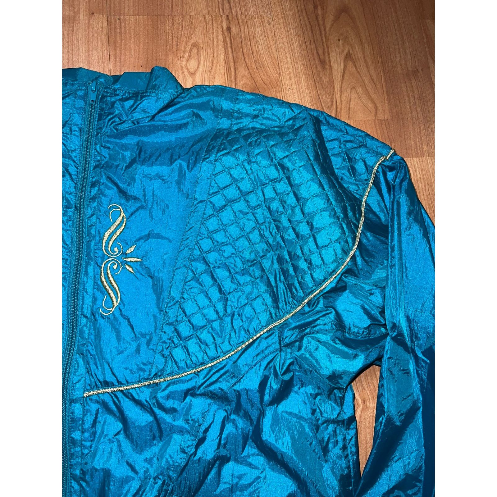 Vintage Vintage Womens Track Suit Nylon Tracksuit Set 90s VTG Large Size L / US 10 / IT 46 - 5 Thumbnail