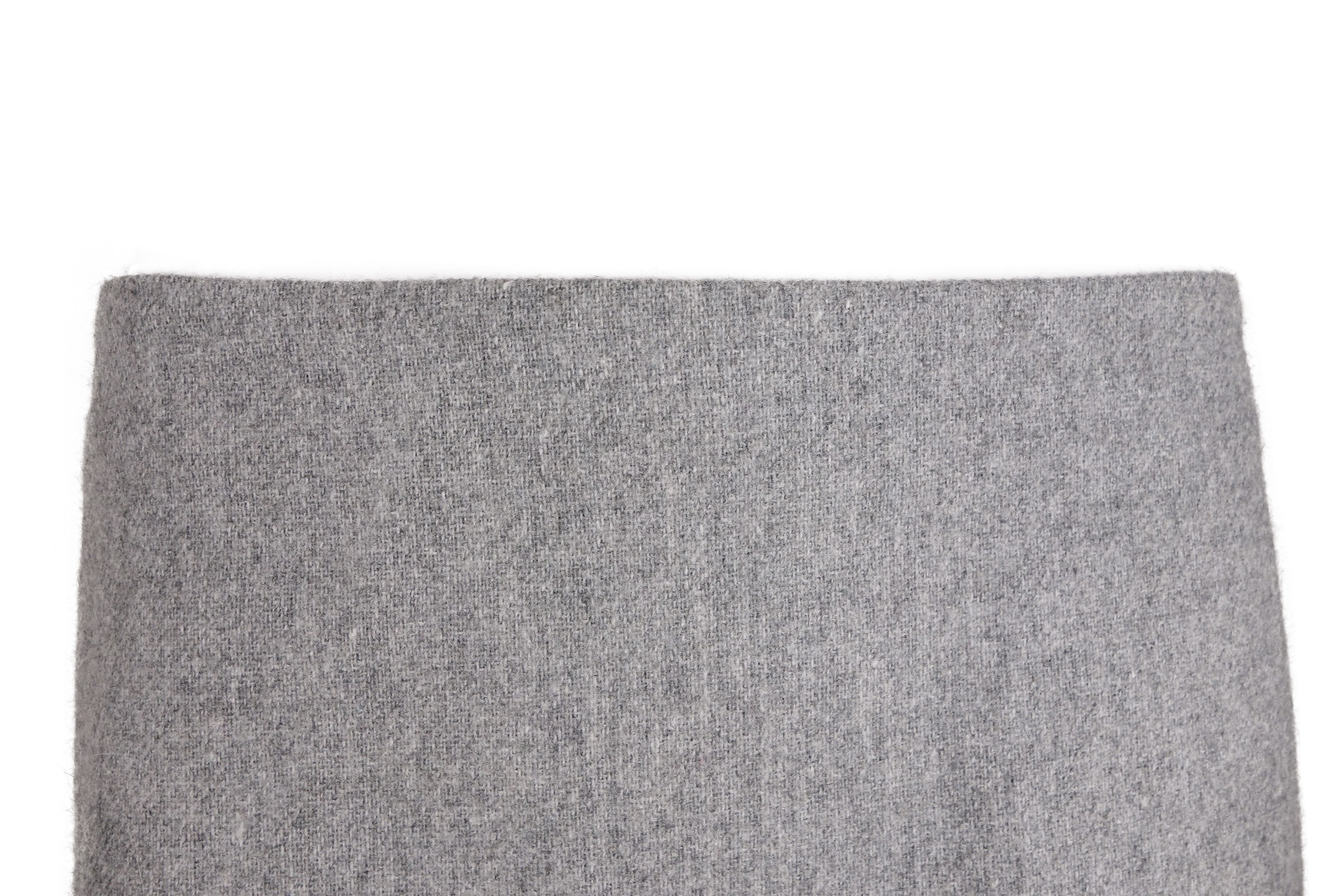 X-Girl X-Girl Kim Gordon 1990s Grey Poly Wool Mini Skirt Size 28" / US 6 / IT 42 - 6 Thumbnail