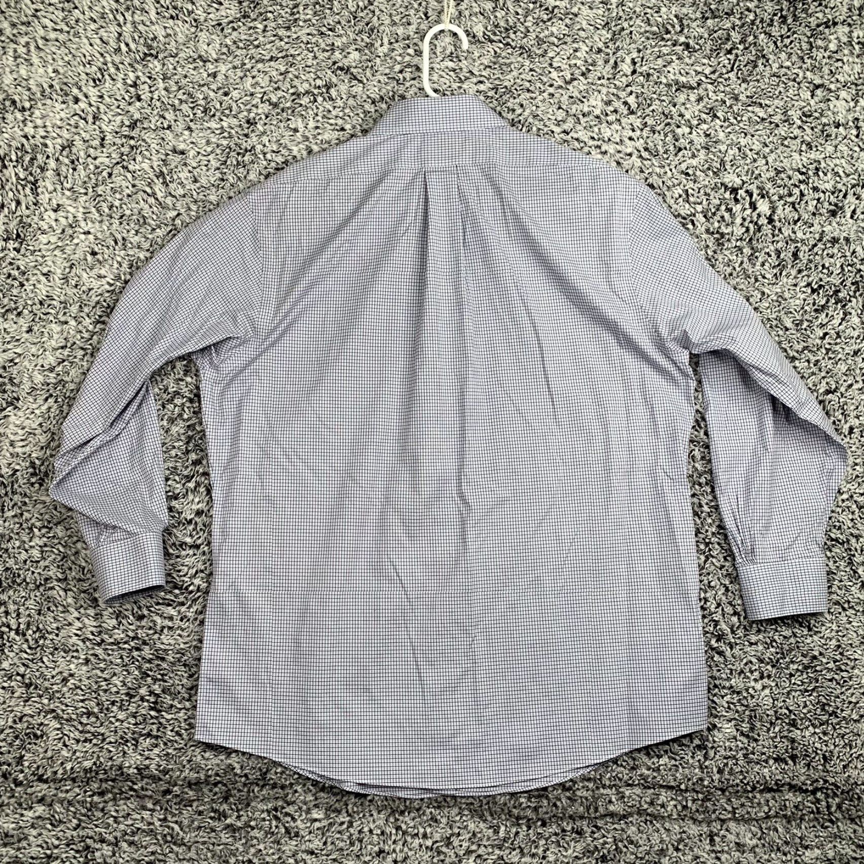 Brooks Brothers Brooks Brothers Regent Shirt Mens 16.5 Blue Check Supima Cotton Classic Business Size US XL / EU 56 / 4 - 3 Thumbnail