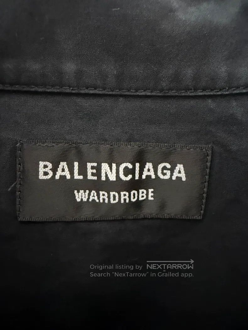 Balenciaga Balenciaga Lightning letter logo flame rock long-sleeve sh Size XS / US 0-2 / IT 36-38 - 3 Thumbnail