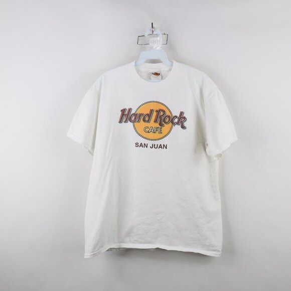 Hard Rock Cafe × Vintage Vintage 90s Hard Rock Cafe San Juan T-Shirt Size US M / EU 48-50 / 2 - 1 Thumbnail