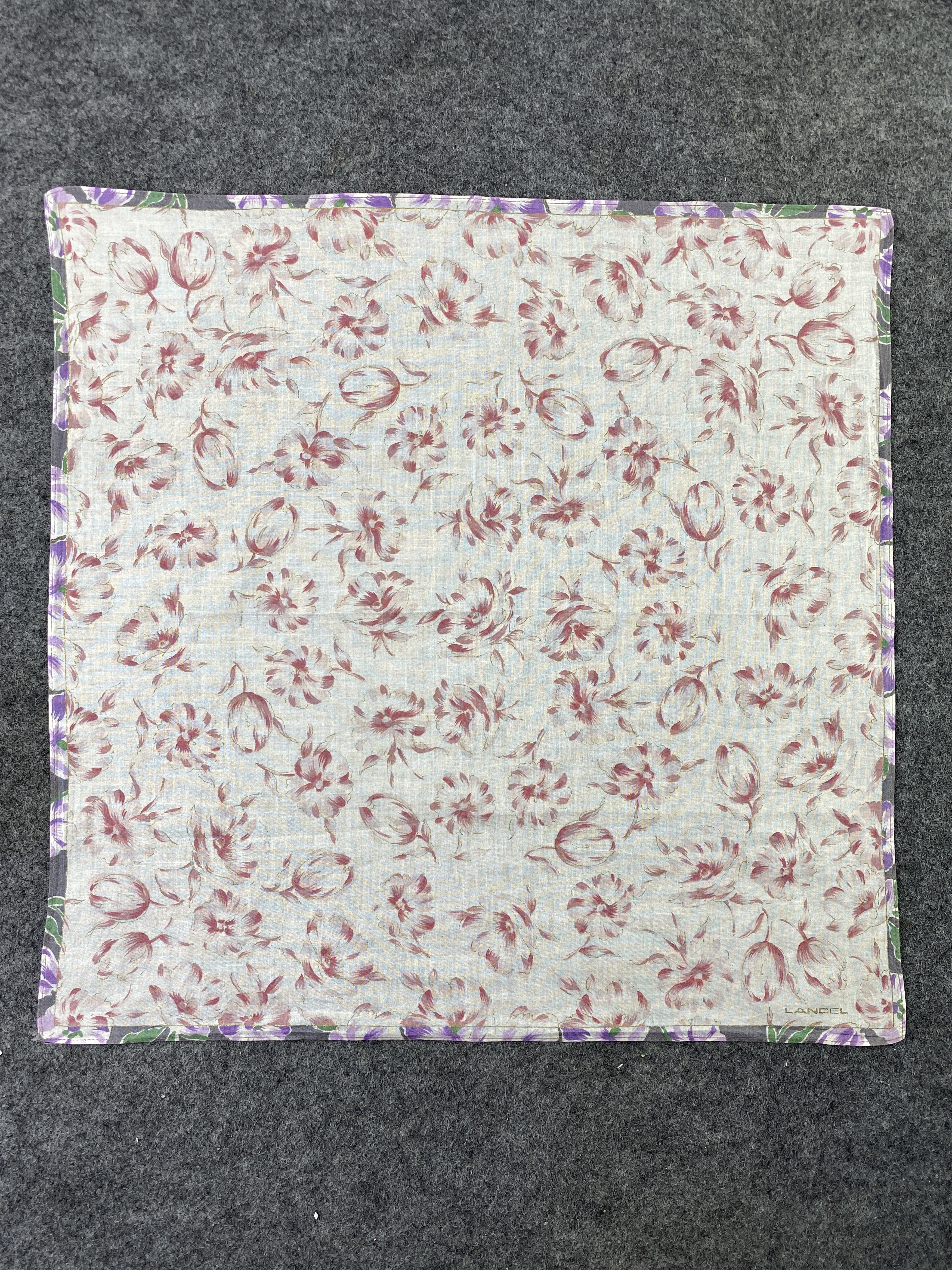 Lancel Lancel Handkerchief / Bandana / Neckerchief-B354 Size ONE SIZE - 3 Thumbnail