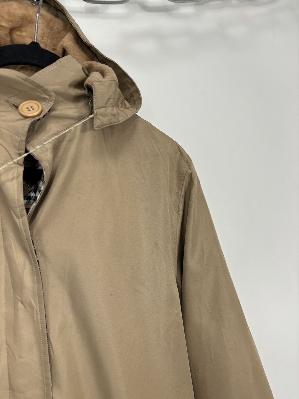 Burberry Vintage Burberry Nova Check Classic Belted Hooded Coat Size US L / EU 52-54 / 3 - 9 Thumbnail