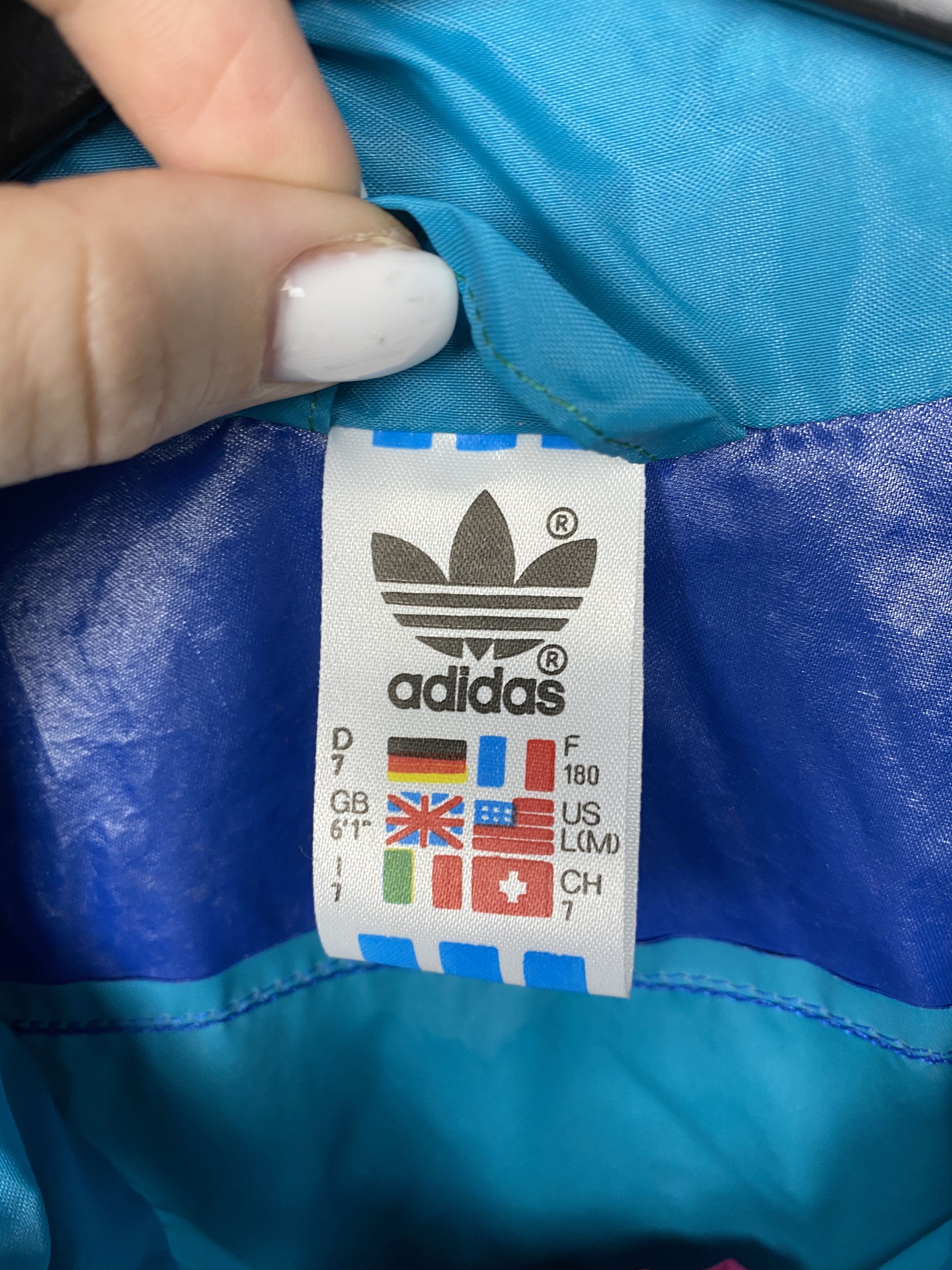 Adidas × Vintage Adidas Vintage Mens Nylon Anorak Jacket Size US L / EU 52-54 / 3 - 6 Thumbnail