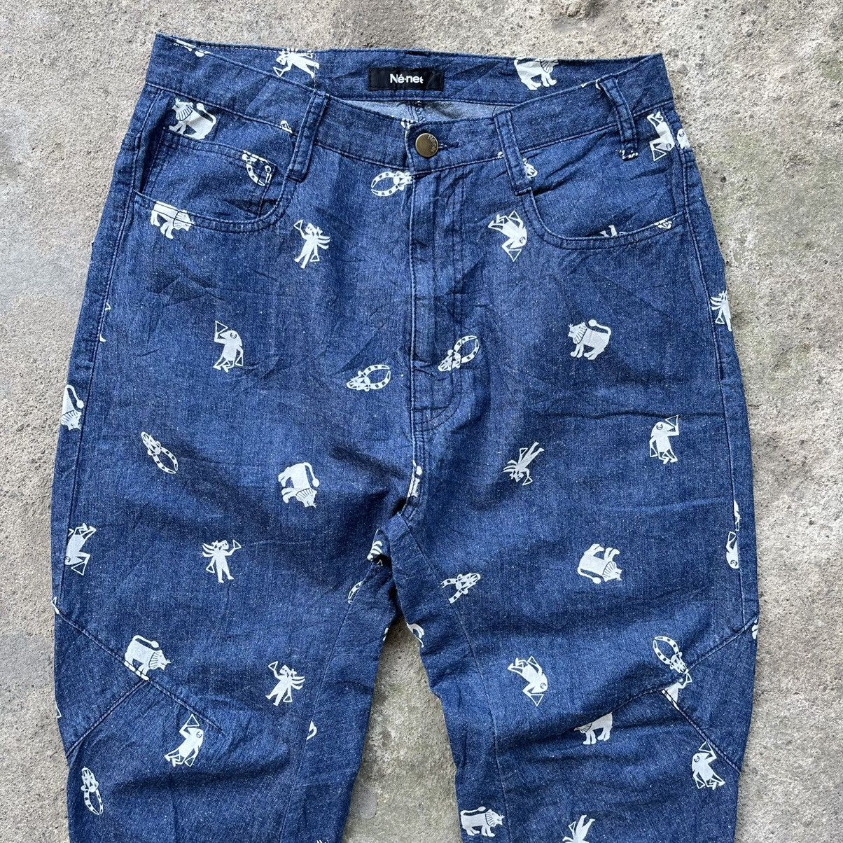 Issey Miyake Ne-net by Issey Miyake Pants Full Print Size US 30 / EU 46 - 4 Thumbnail