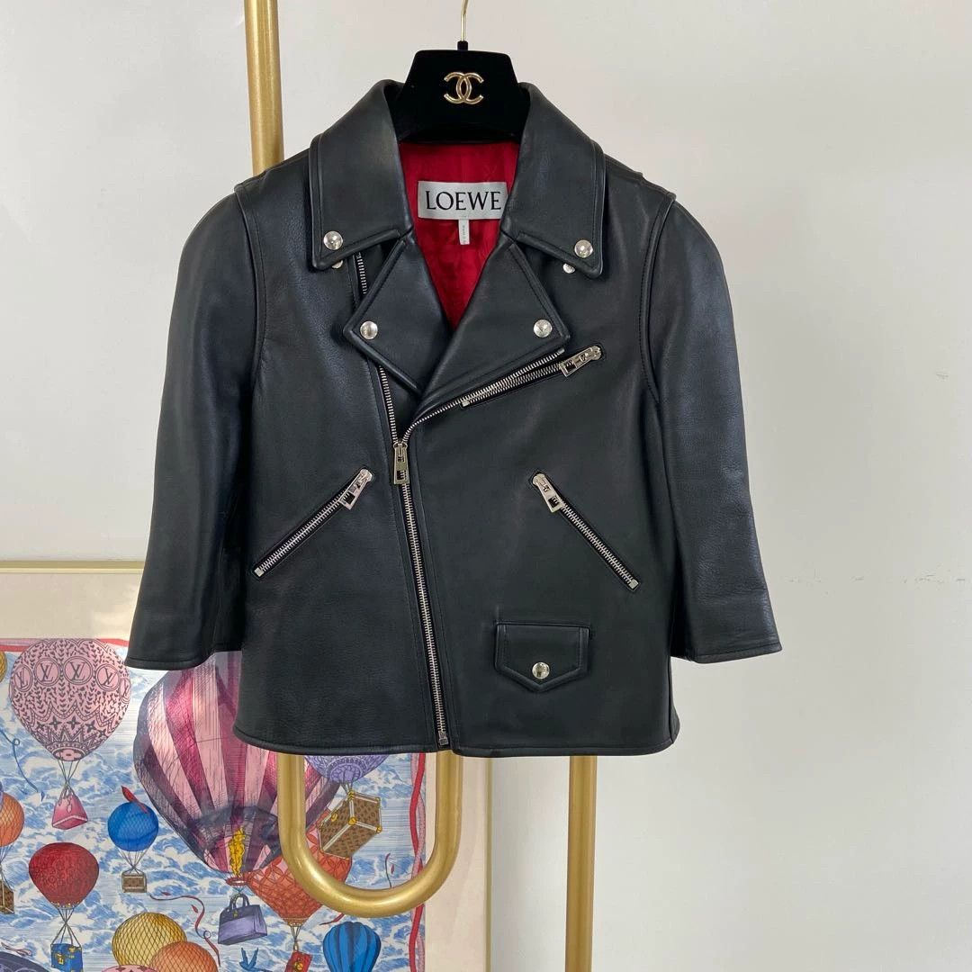 Loewe Loewe Black Leather Jacket 38 Size XS / US 0-2 / IT 36-38 - 1 Thumbnail