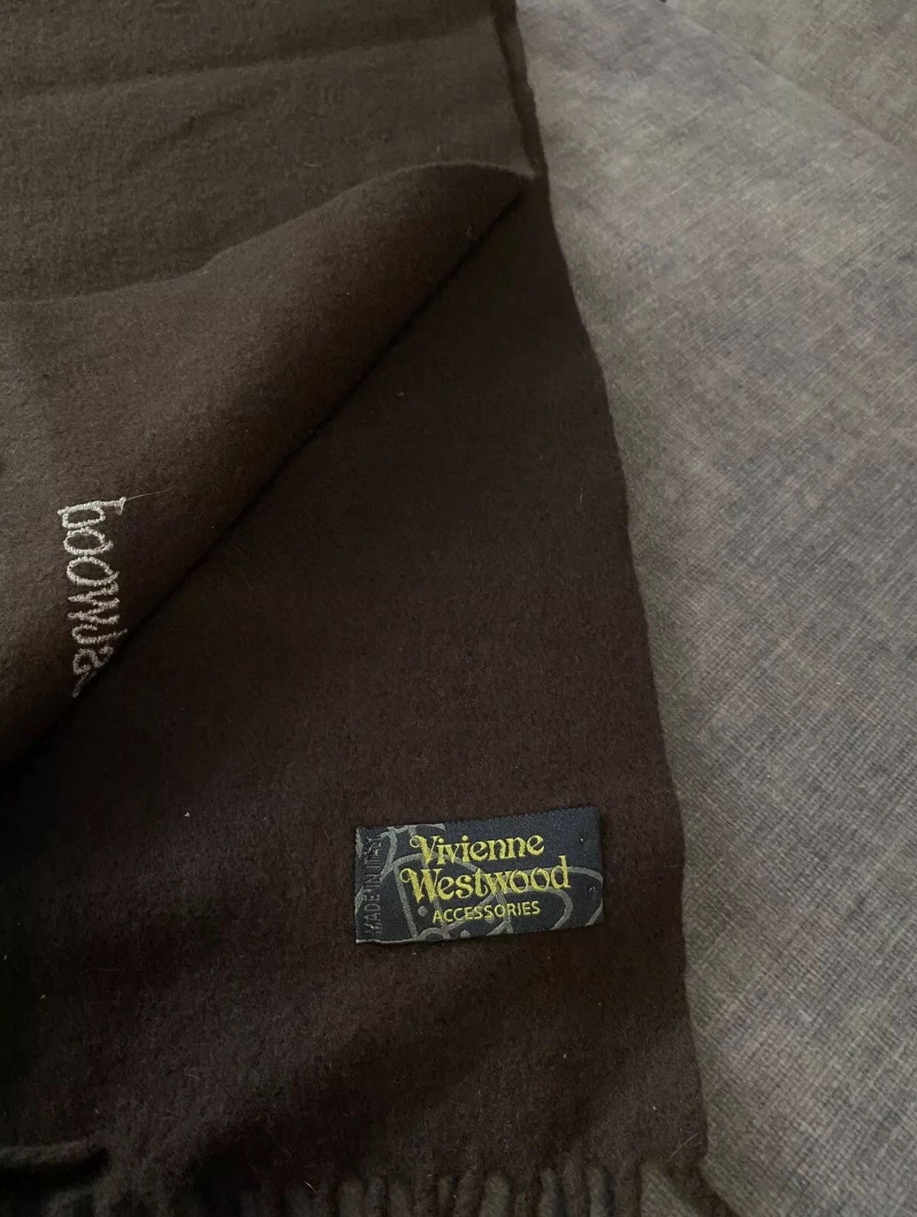 Vivienne Westwood Vivienne Westwood Wool Scarf Size ONE SIZE - 2 Thumbnail