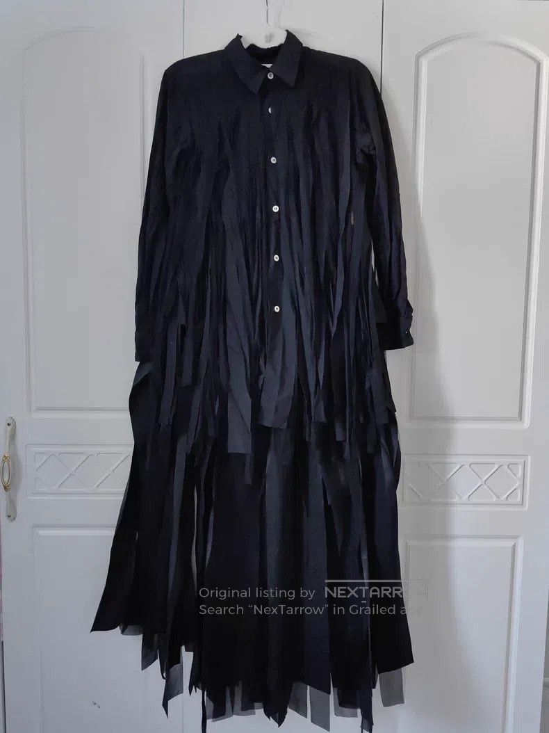 Comme des Garcons Comme des Garcons Collared Shirt with Cut-Out Details Size XS / US 0-2 / IT 36-38 - 3 Thumbnail