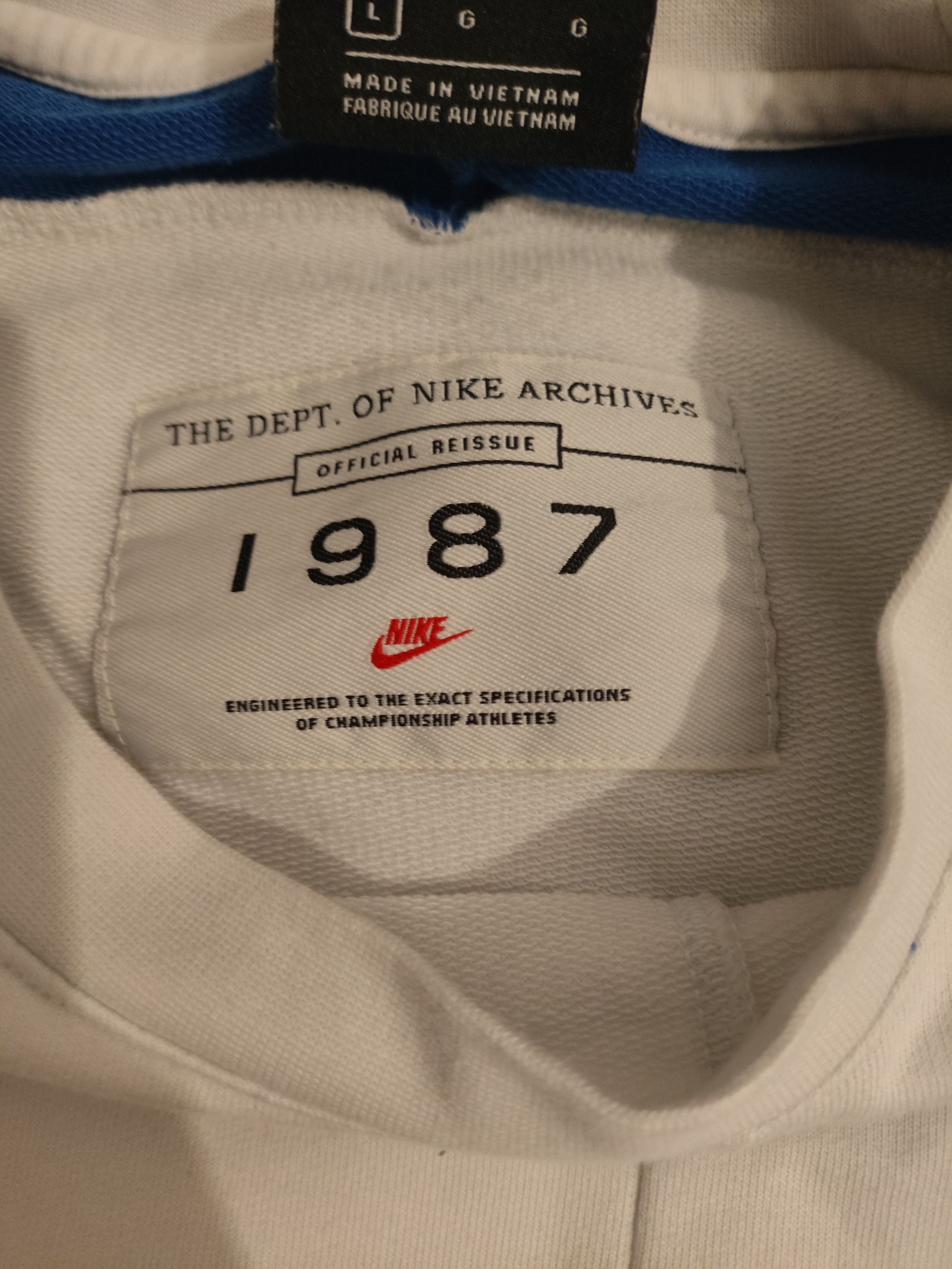 Nike Sudadera Nike 1987 Vintage Crewneck Size US L / EU 52-54 / 3 - 5 Thumbnail