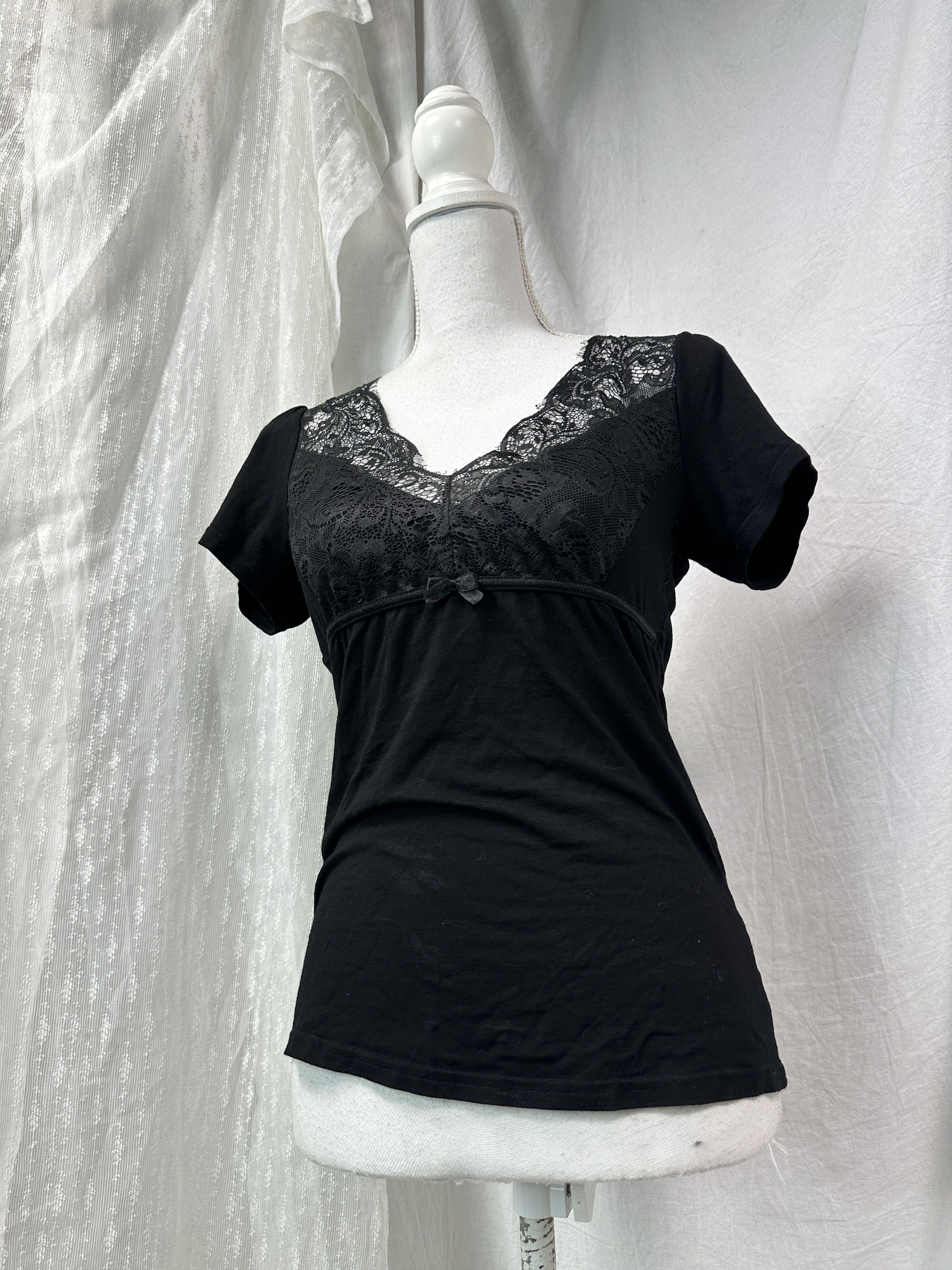 Vintage Vintage Avant Garde Grunge Lace Vive Maria Top Y2K Size S / US 4 / IT 40 - 1 Thumbnail