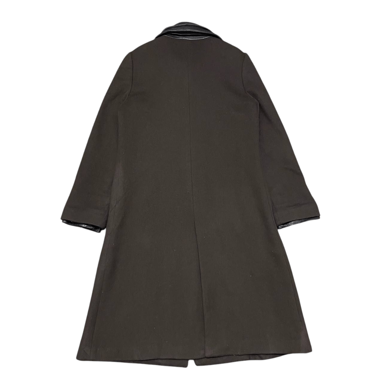 Viktor & Rolf Viktor & Rolf Wool Double Leather Collar Long Coat Size US S / EU 44-46 / 1 - 16 Thumbnail