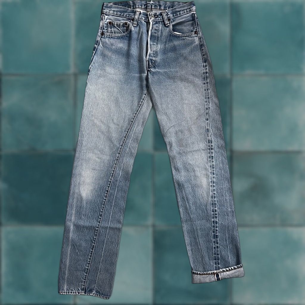 Levi's VINTAGE Levi's 501 XX Jeans 80s Redline Selvedge USA Light Wash 29x38, 29x33? Size US 29 - 1 Thumbnail