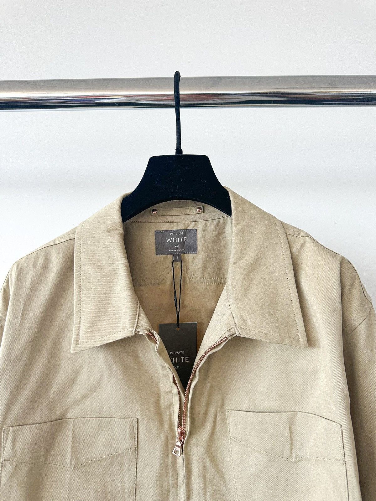 Private White V.C. Private White V.C Sand Over Shirt Jacket Size US XXL / EU 58 / 5 - 3 Thumbnail
