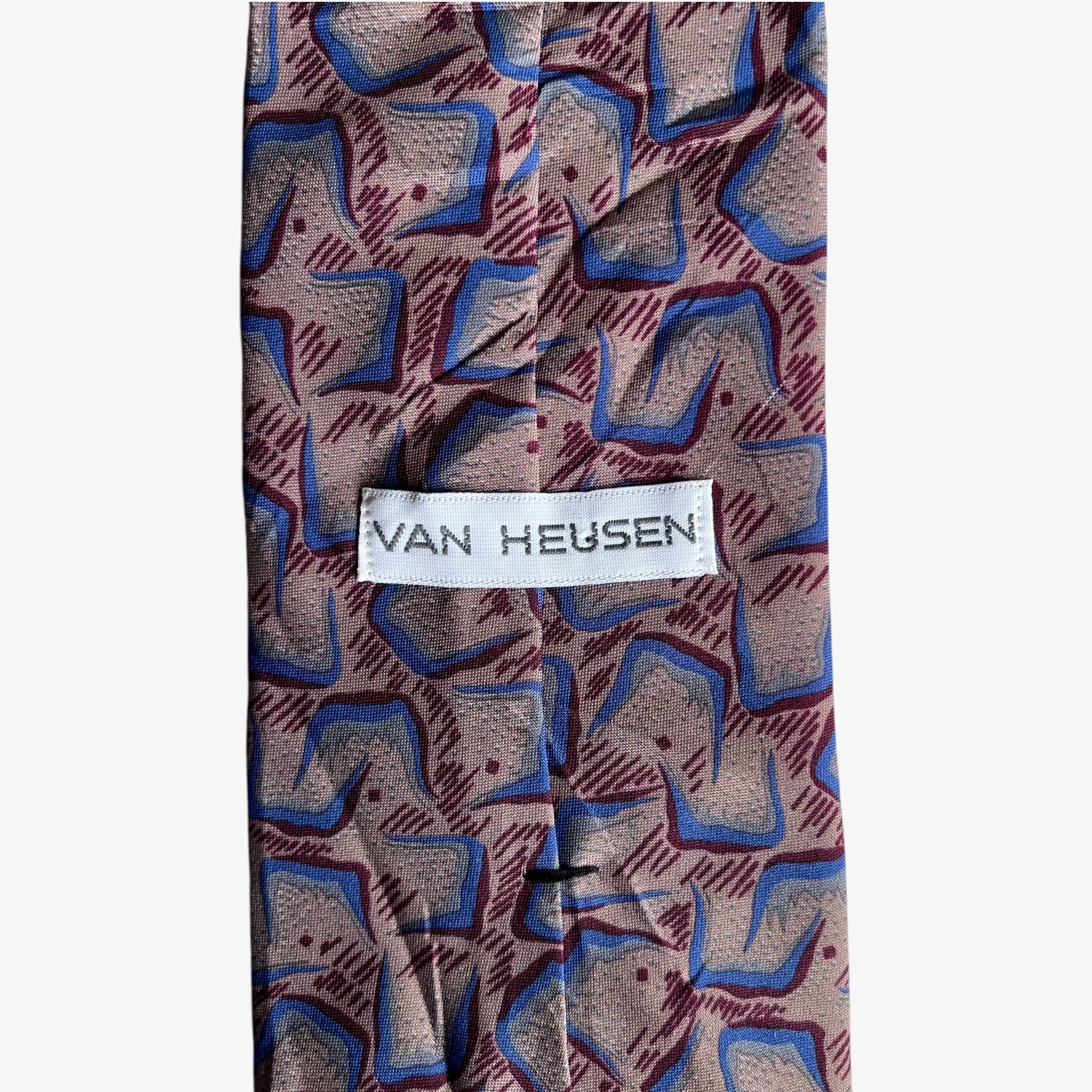 Van Heusen Vintage 90s Van Heusen Abstract Geometric Print Tie Size ONE SIZE - 2 Thumbnail