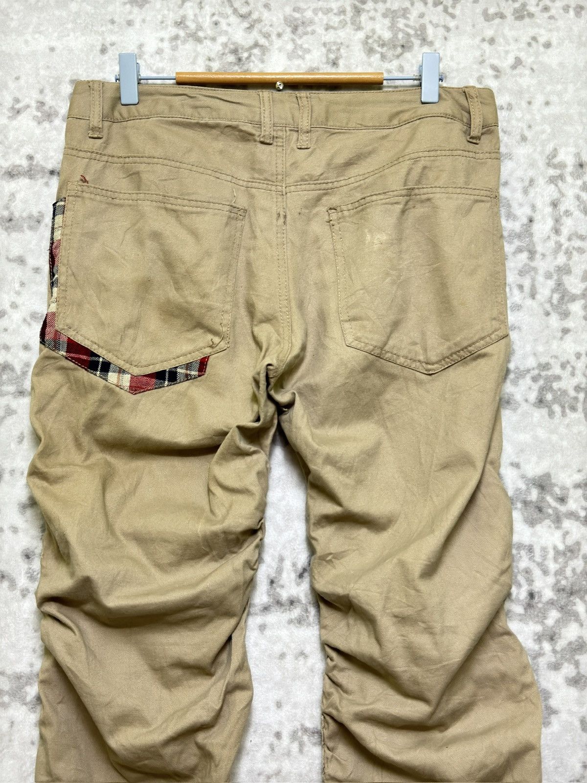 If Six Was Nine Y2k Unbranded Stacked Pant Tartan Design Size US 32 / EU 48 - 7 Thumbnail