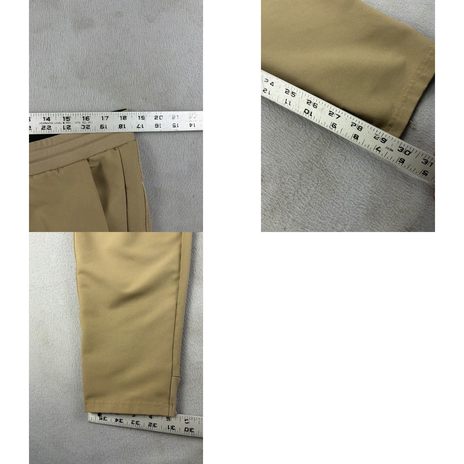 Vintage UNRL Golf Pants Men’s XL Brown Regular Tapered Drawstring Adjustable Waist Pockets Performance Activewear Size US 36 / EU 52 - 8 Thumbnail