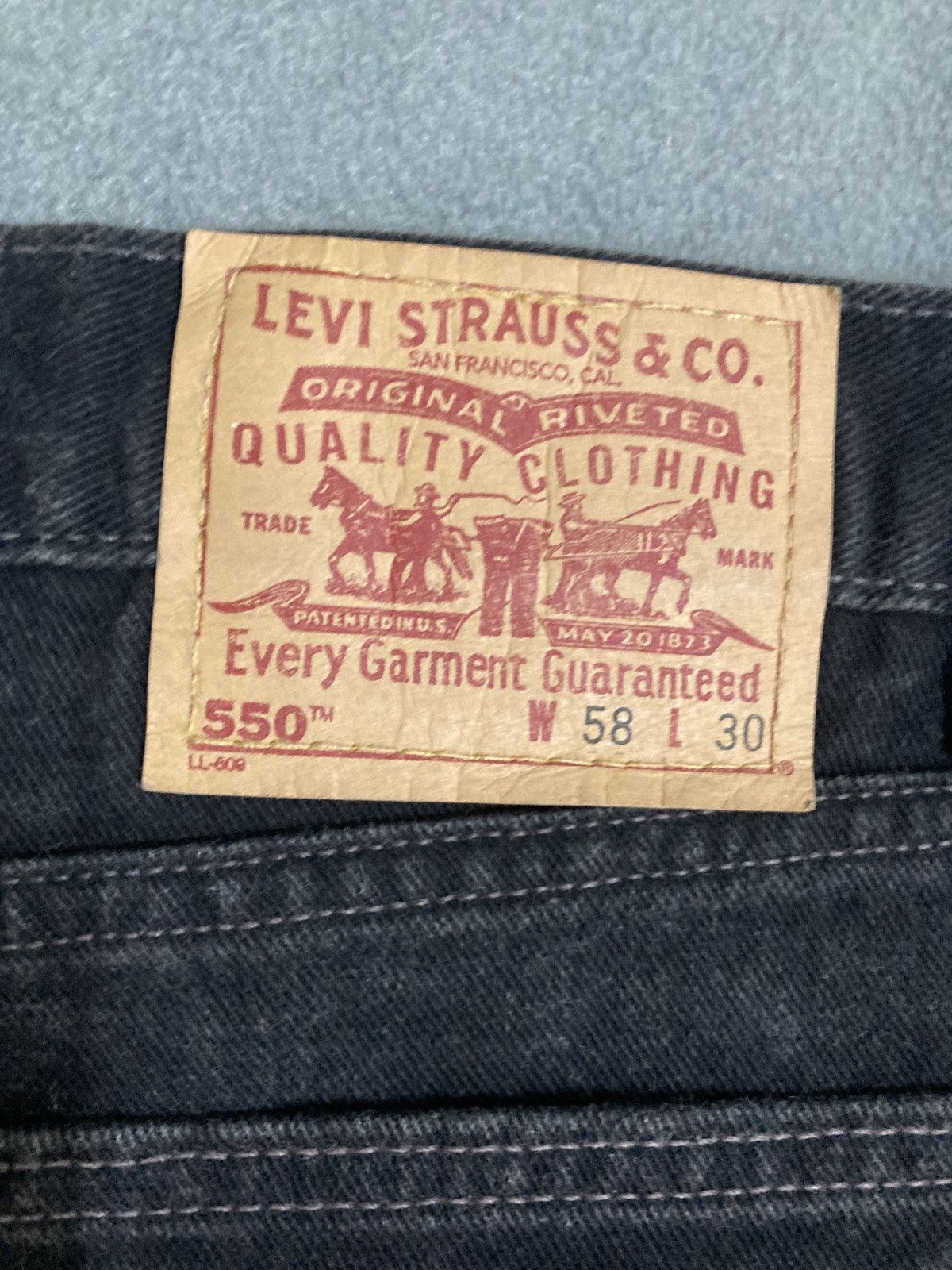 Levi's Vintage 90’s Big size Levis 550 jeans Made in USA Size US 44 / EU 60 - 14 Thumbnail