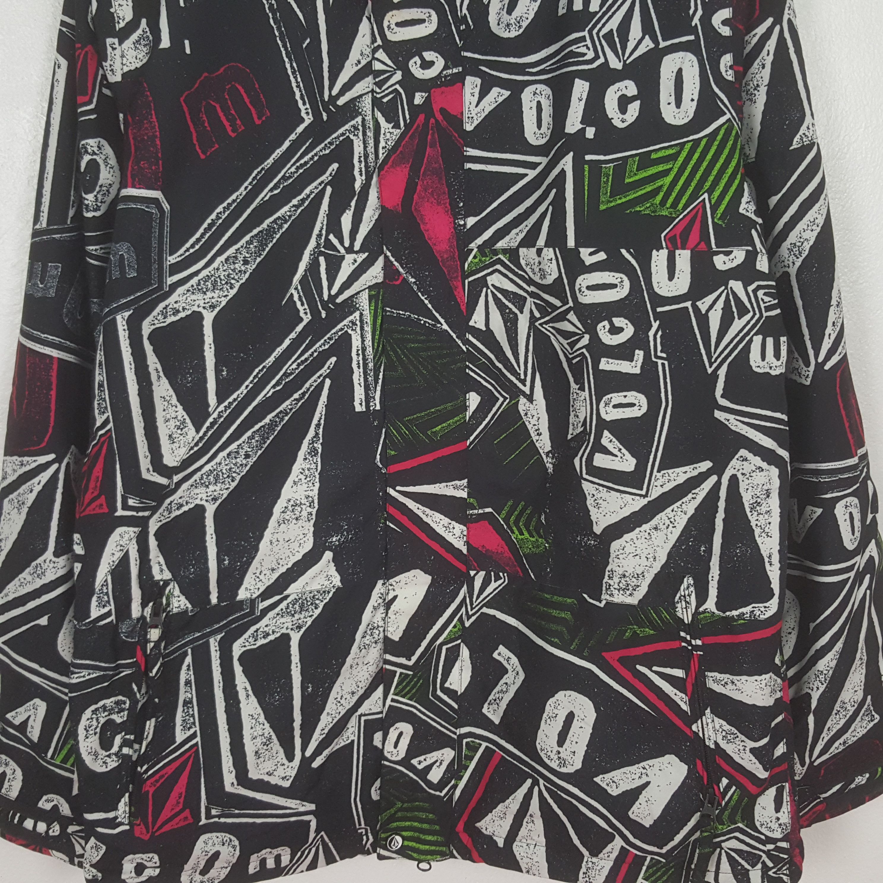 Volcom Vintage Volcom Ski Fullprinted Jacket Hoodie Size US M / EU 48-50 / 2 - 2 Thumbnail