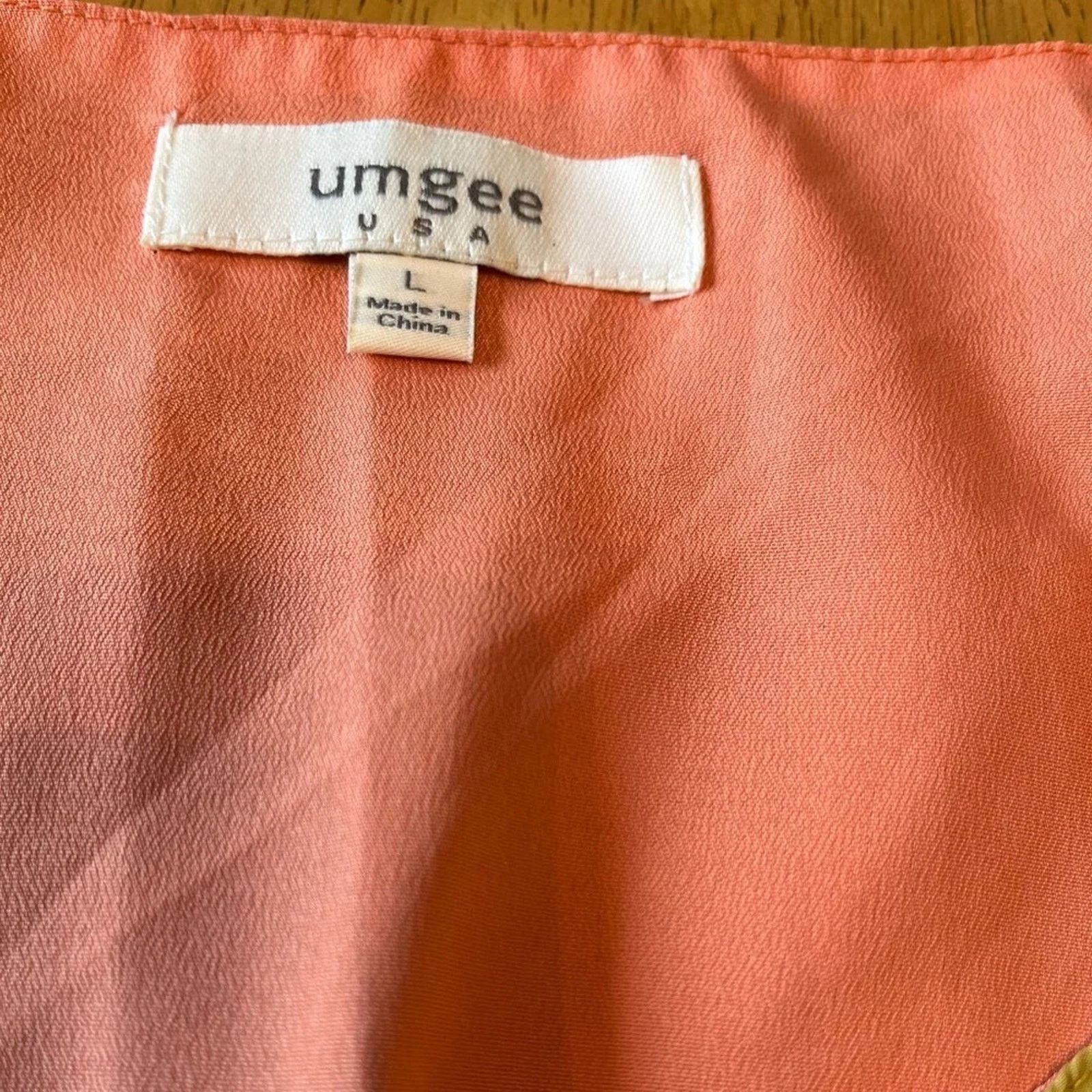 The Unbranded Brand Umgee dress, size Large. Sleeveless w/cutout design on hem. Size L / US 10 / IT 46 - 4 Thumbnail
