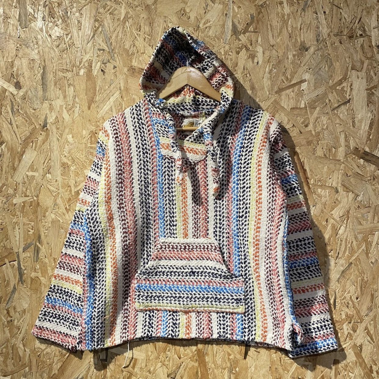Baja Joe × Earth Ragz Rainbow Colour Earth Ragz Mexican Hoodie Sweatshirt Size US L / EU 52-54 / 3 - 1 Thumbnail