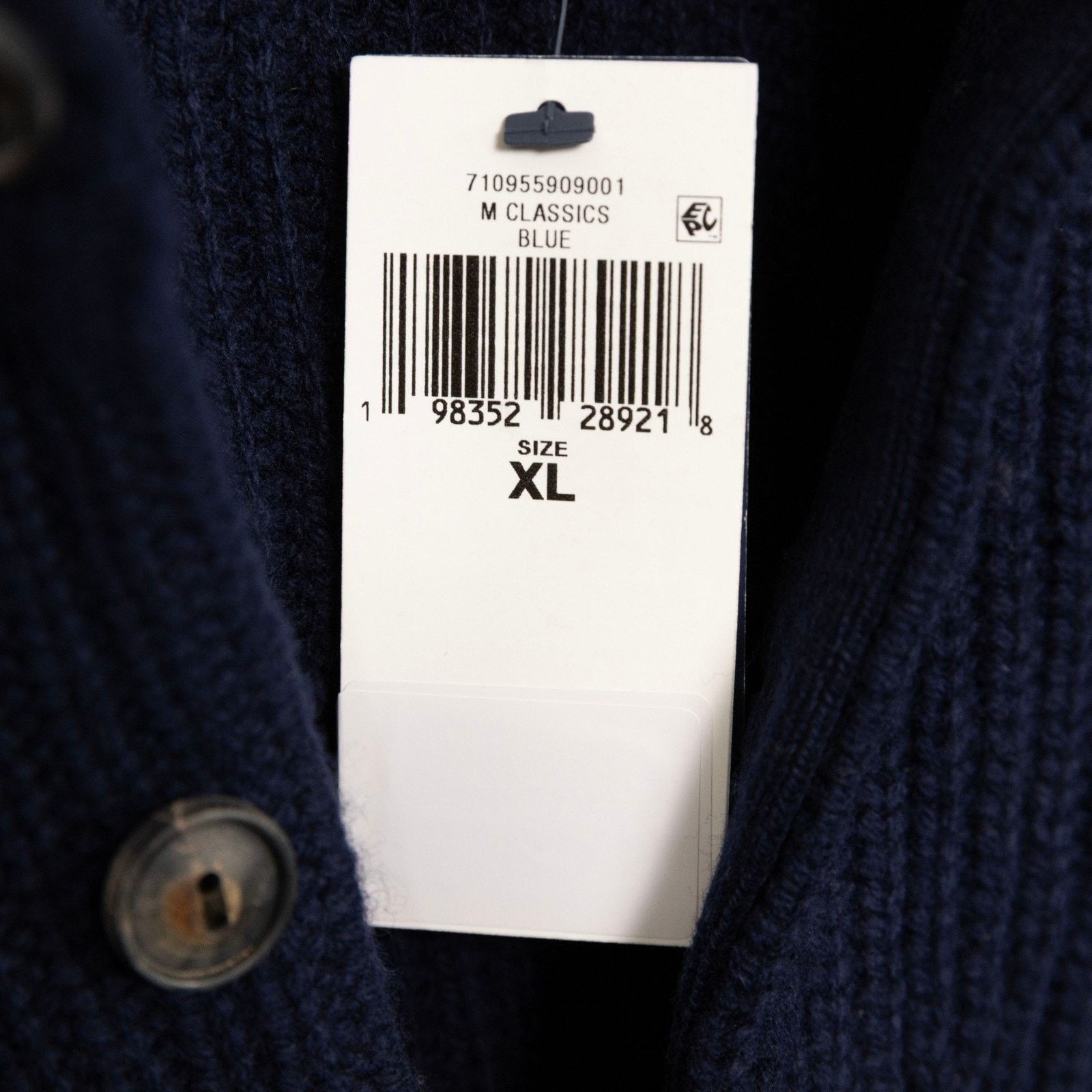 Polo Ralph Lauren Polo Ralph Lauren Men Wool & Cotton Cardigan Navy Size XL Size US XL / EU 56 / 4 - 5 Thumbnail