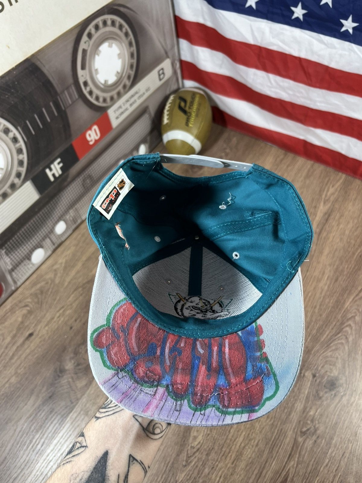 NHL Vintage Mighty Ducks 90s Hat Cap Size ONE SIZE - 7 Thumbnail