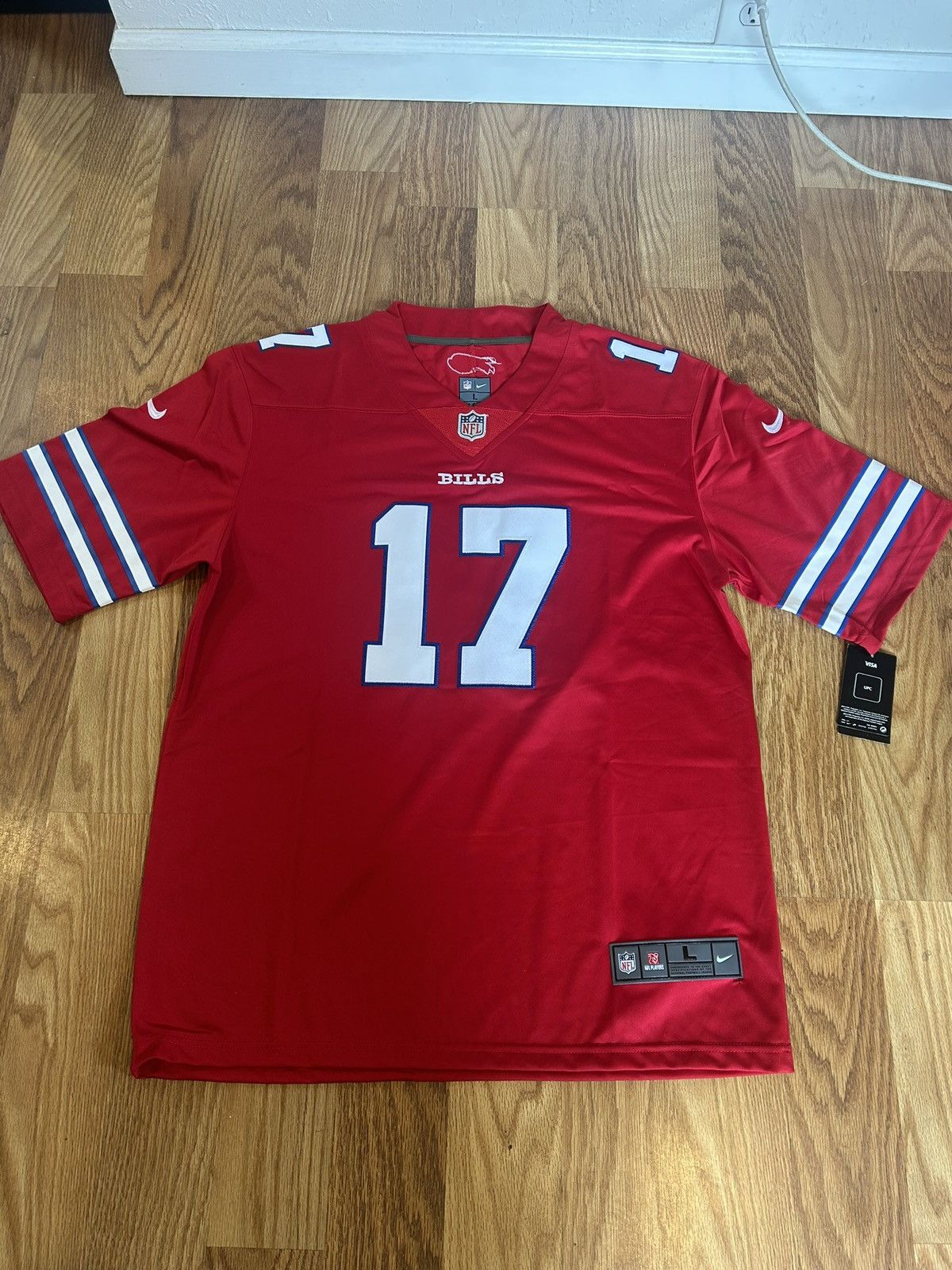 Nike New nike Men's Josh Allen Buffalo Bills red Jersey X-Large Size US XL / EU 56 / 4 - 2 Thumbnail