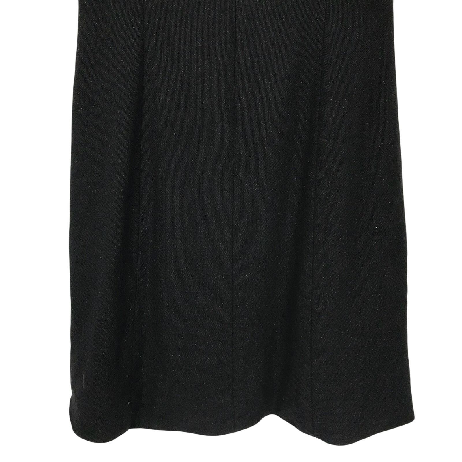 Ralph Lauren Purple Label Ralph Lauren Collection Purple Label Black Wool Dress Sz 10 Size L / US 10 / IT 46 - 8 Thumbnail