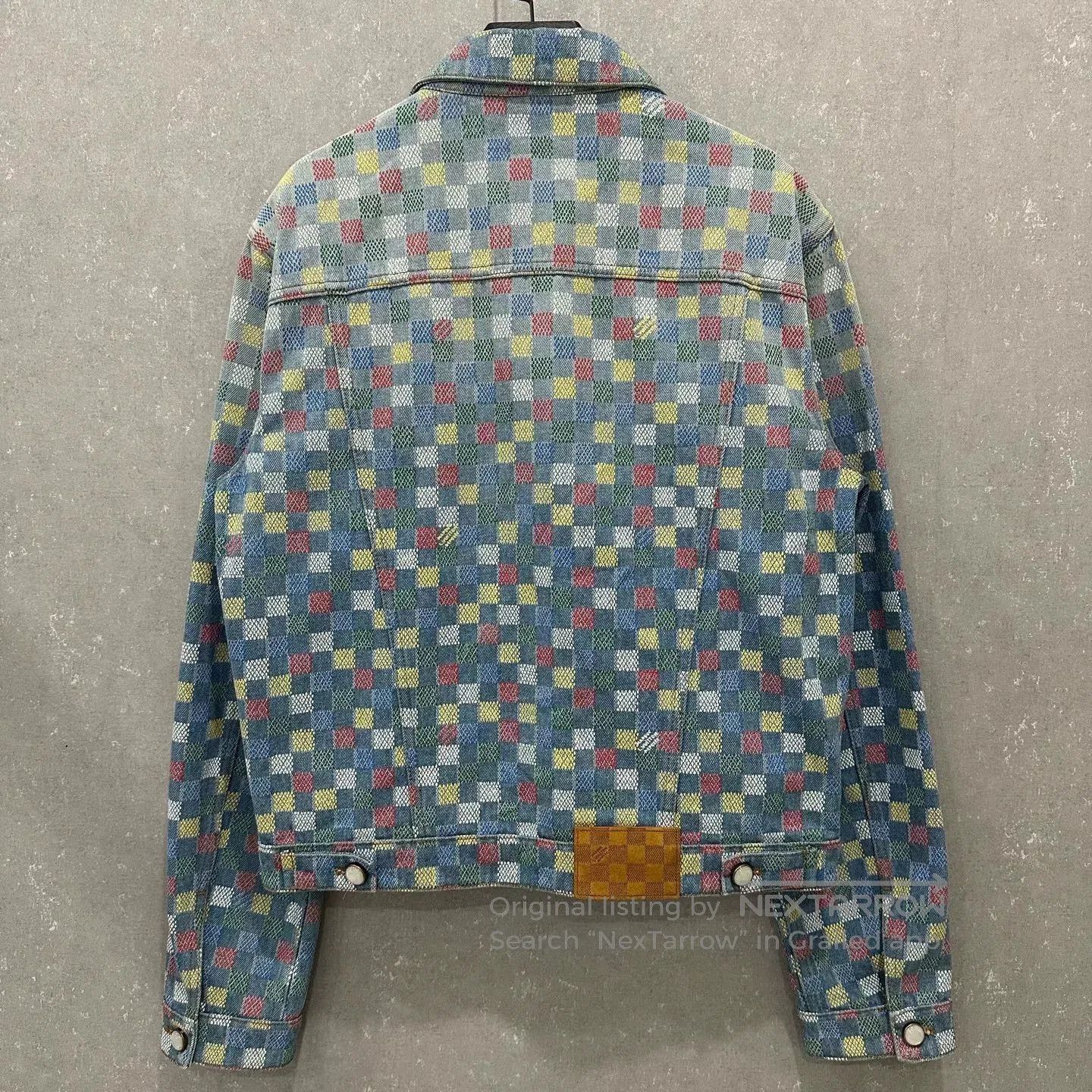 Louis Vuitton Louis Vuitton Checkerboard Logo Denim Jacket. Size US L / EU 52-54 / 3 - 2 Thumbnail