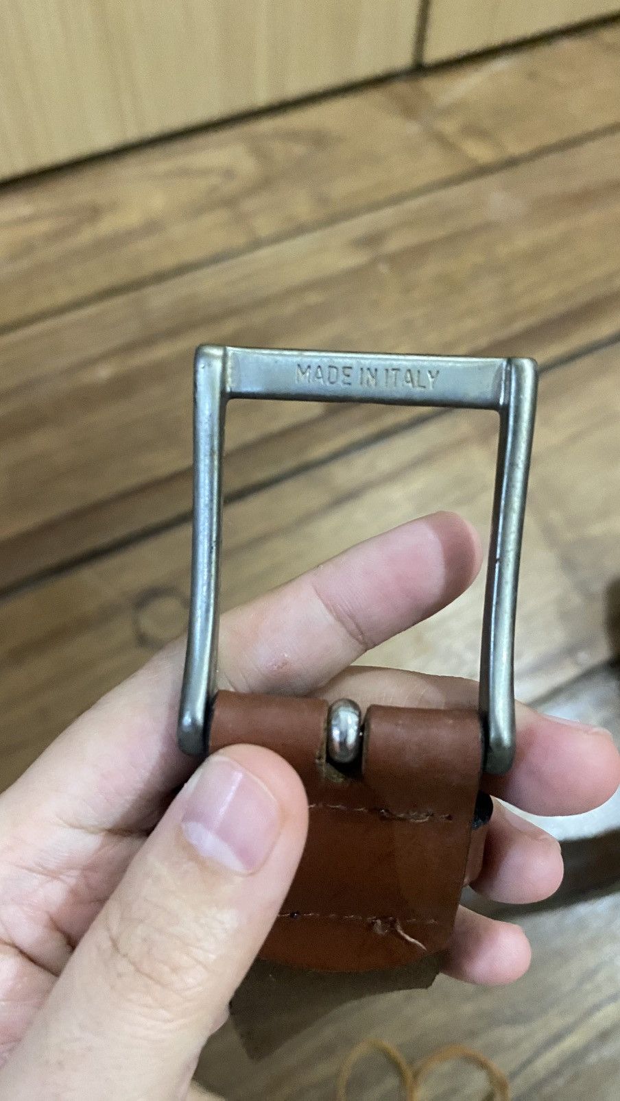 Vintage Y2K vintage belt leather made in italy Size ONE SIZE - 3 Thumbnail