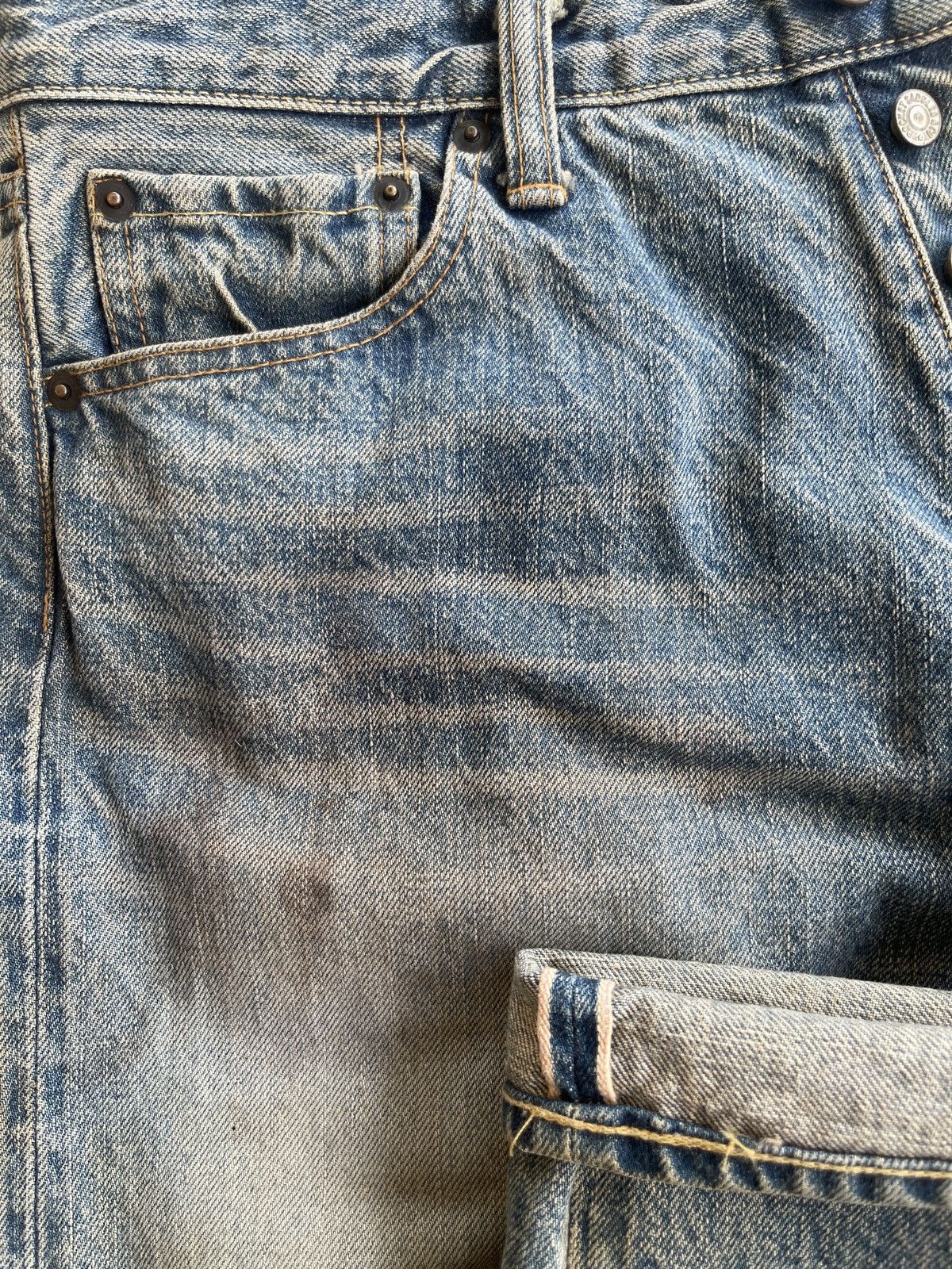 Japanese Brand Japanese Rocket Saddle Mudd Selvedge Jeans Size US 31 - 19 Thumbnail
