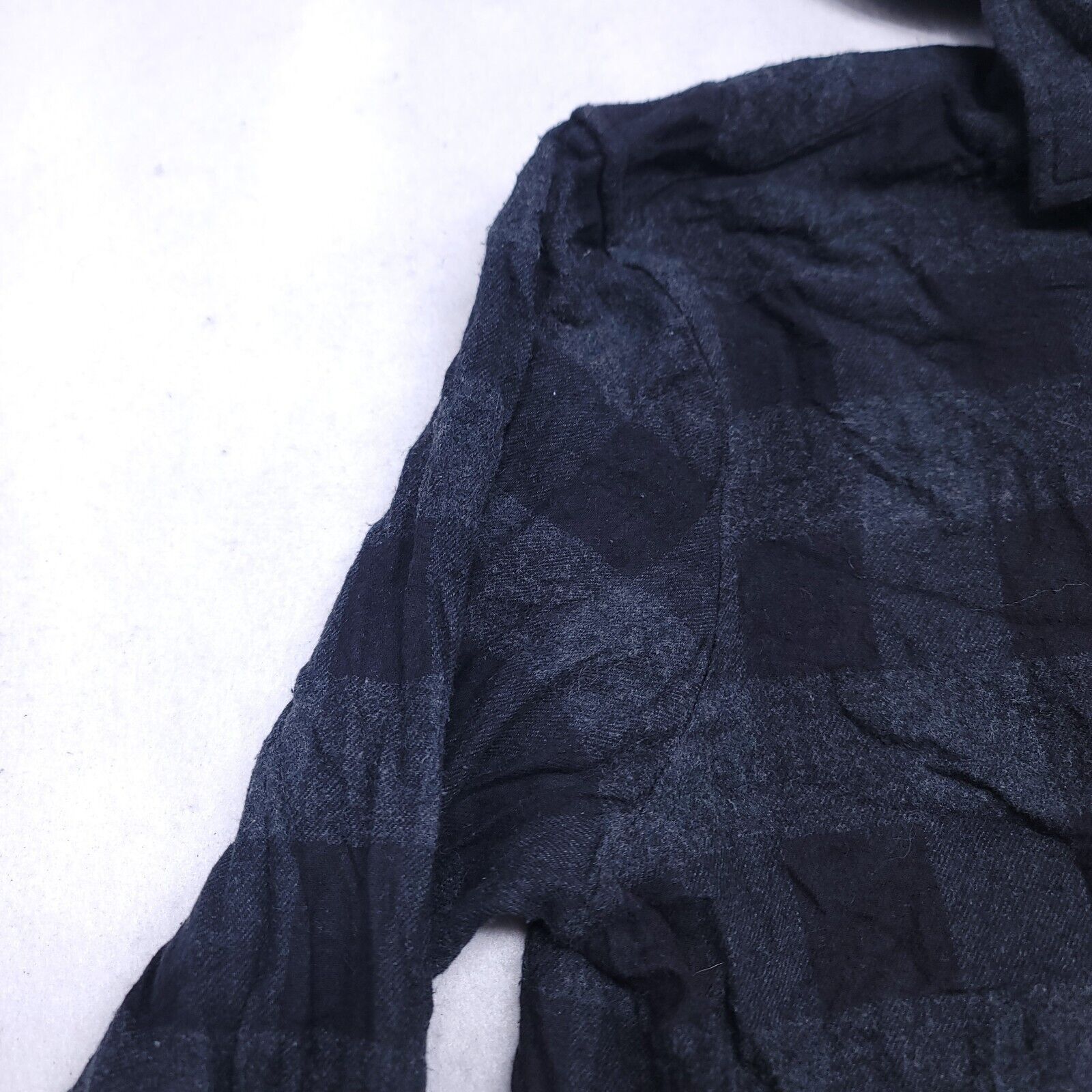 Nomad Nomad Casual Button Up Hoodie Mens Size Large L Black Plaid Size US L / EU 52-54 / 3 - 4 Thumbnail