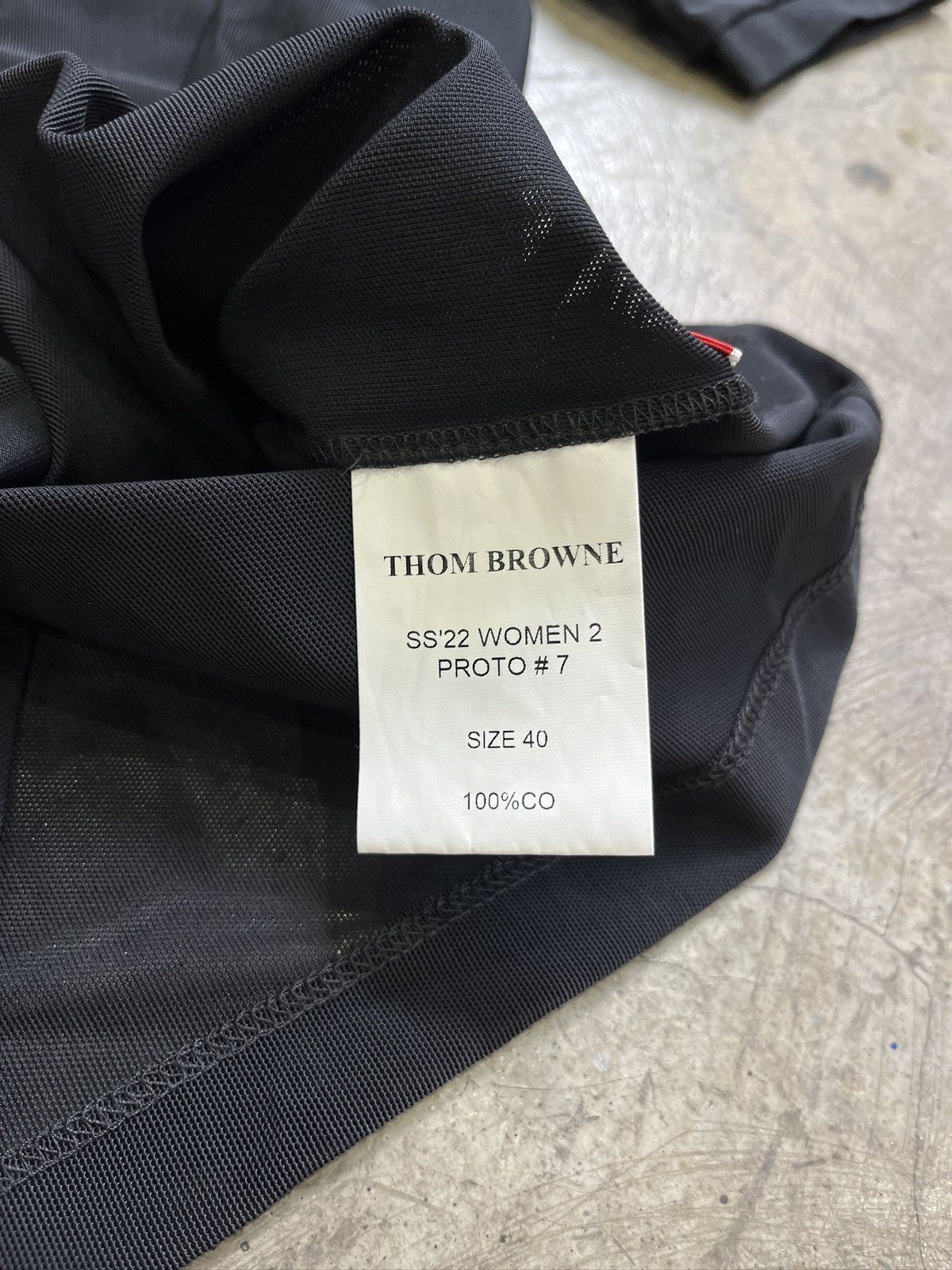 Thom Browne Thom Browne SS22 Mesh Polo Shirt (unisex) Size US XS / EU 42 / 0 - 16 Thumbnail
