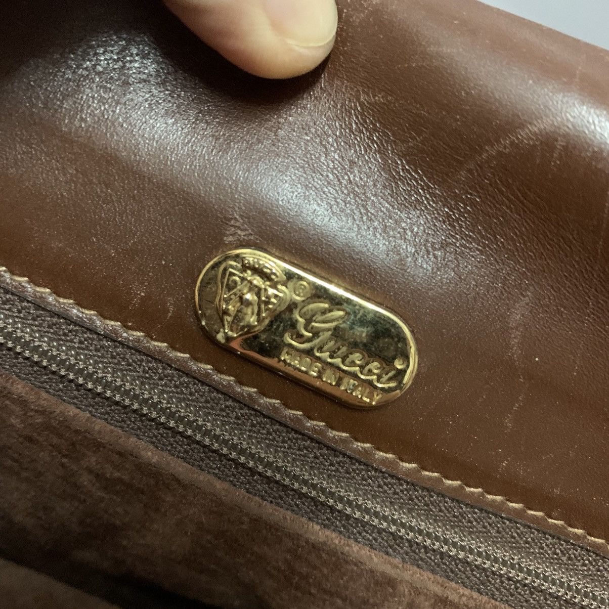 Gucci Gucci Vintage Leather Slingbag Size ONE SIZE - 16 Thumbnail
