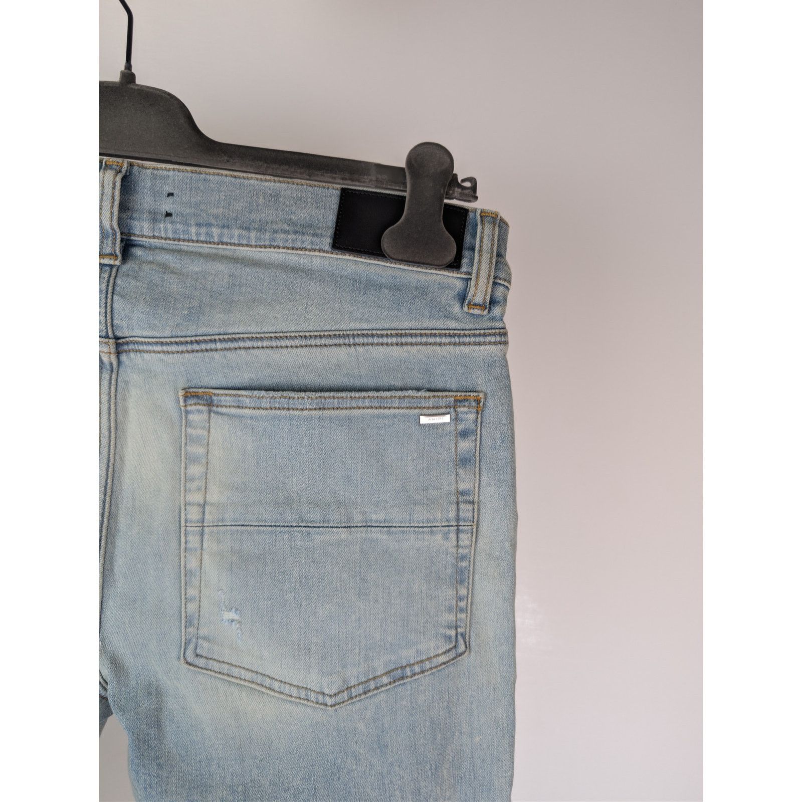Amiri o1rshd1 Crystal Starburst MX1 Denim Jeans Surf Indigo Size US 34 / EU 50 - 14 Thumbnail