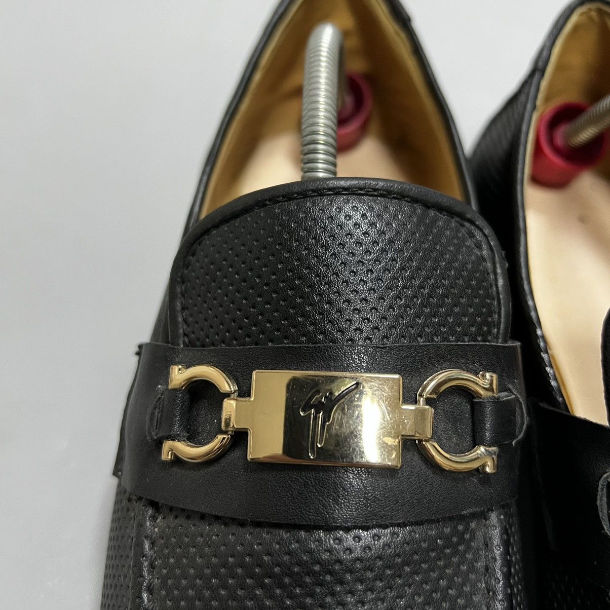 Giuseppe Zanotti Giuseppe Zanotti Leather Slip-on Black Shoes Size US 7 / EU 40 - 8 Thumbnail
