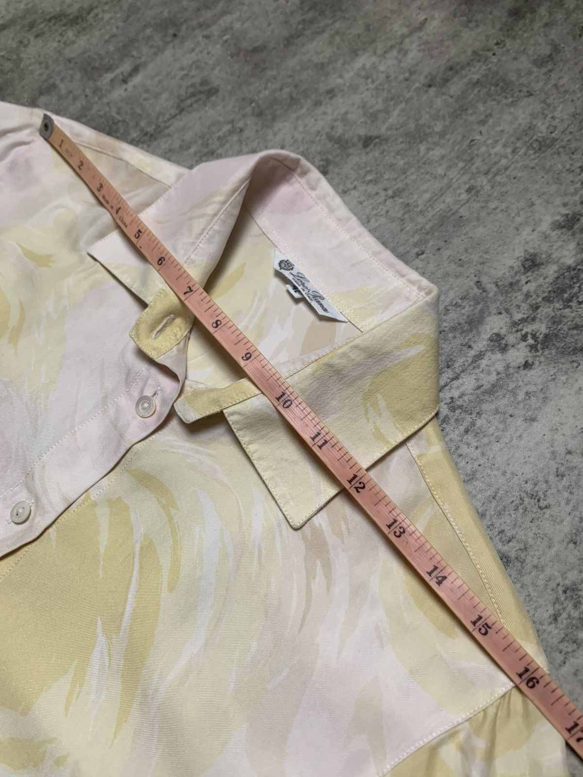 Loro Piana Loro Piana Multicolor Abstract Design Button Up Size L / US 10 / IT 46 - 14 Thumbnail