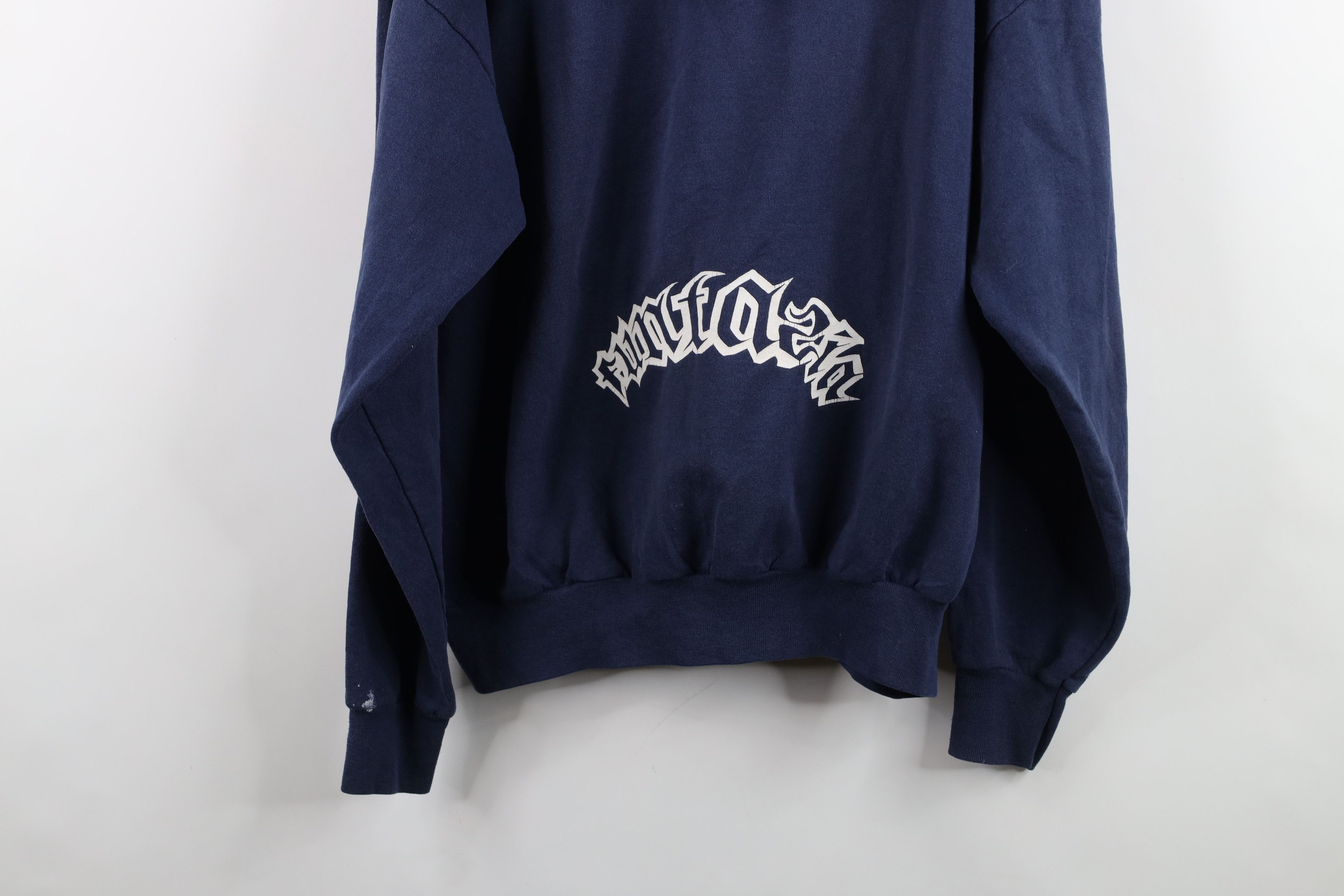 Vintage Vintage 90s Streetwear Graffiti Hip Hop New York Hoodie Size US XL / EU 56 / 4 - 15 Thumbnail