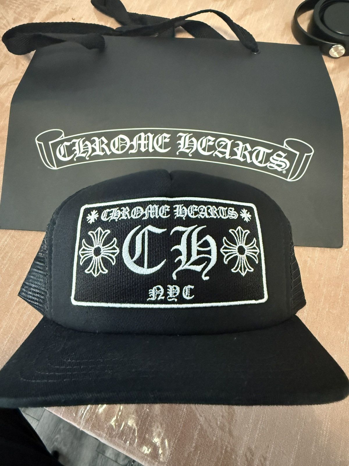 Chrome Hearts Chrome Hearts NYC Trucker Hat | Grailed