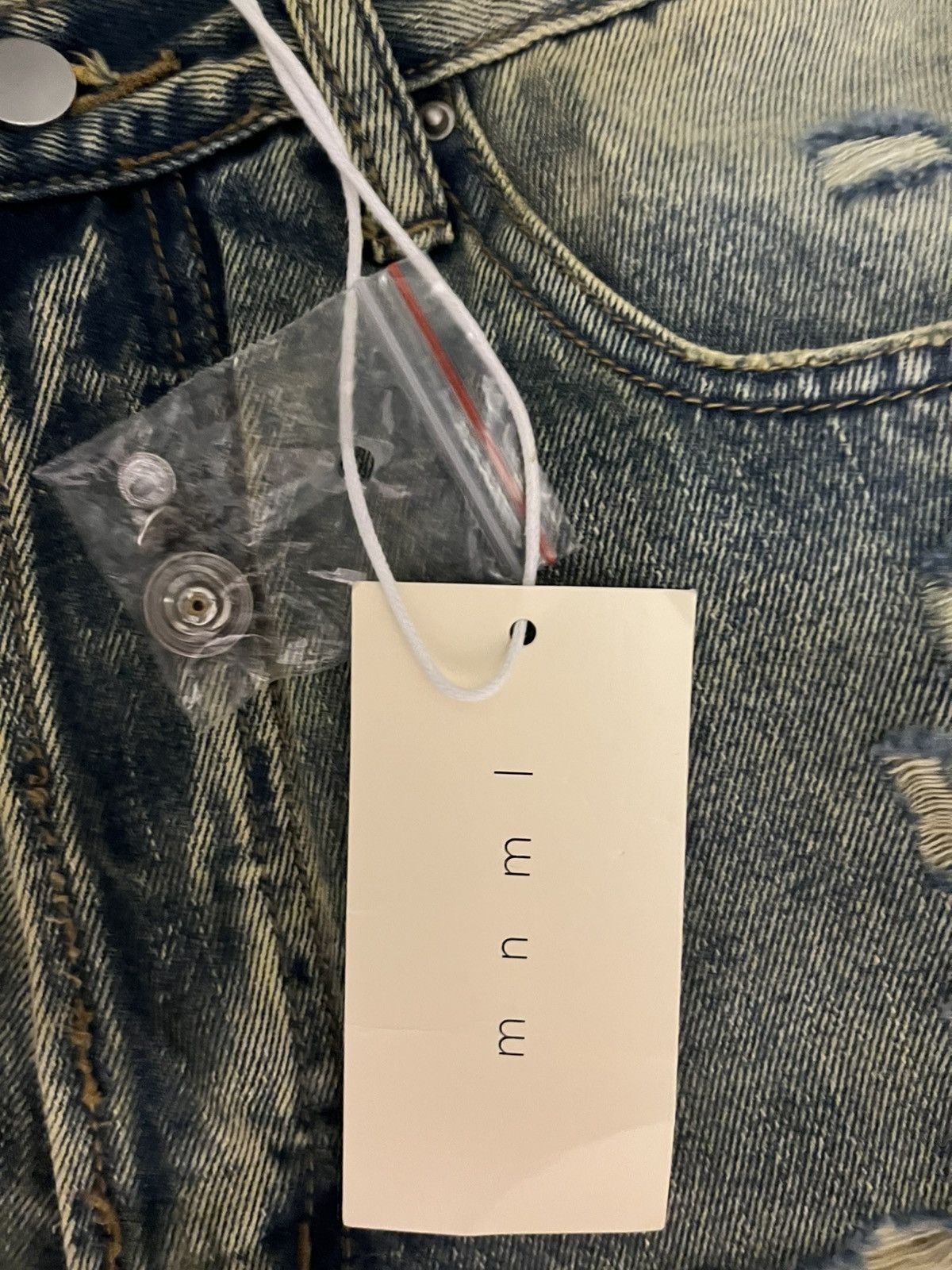 MNML baggy ripped denim Size US 30 / EU 46 - 2 Thumbnail