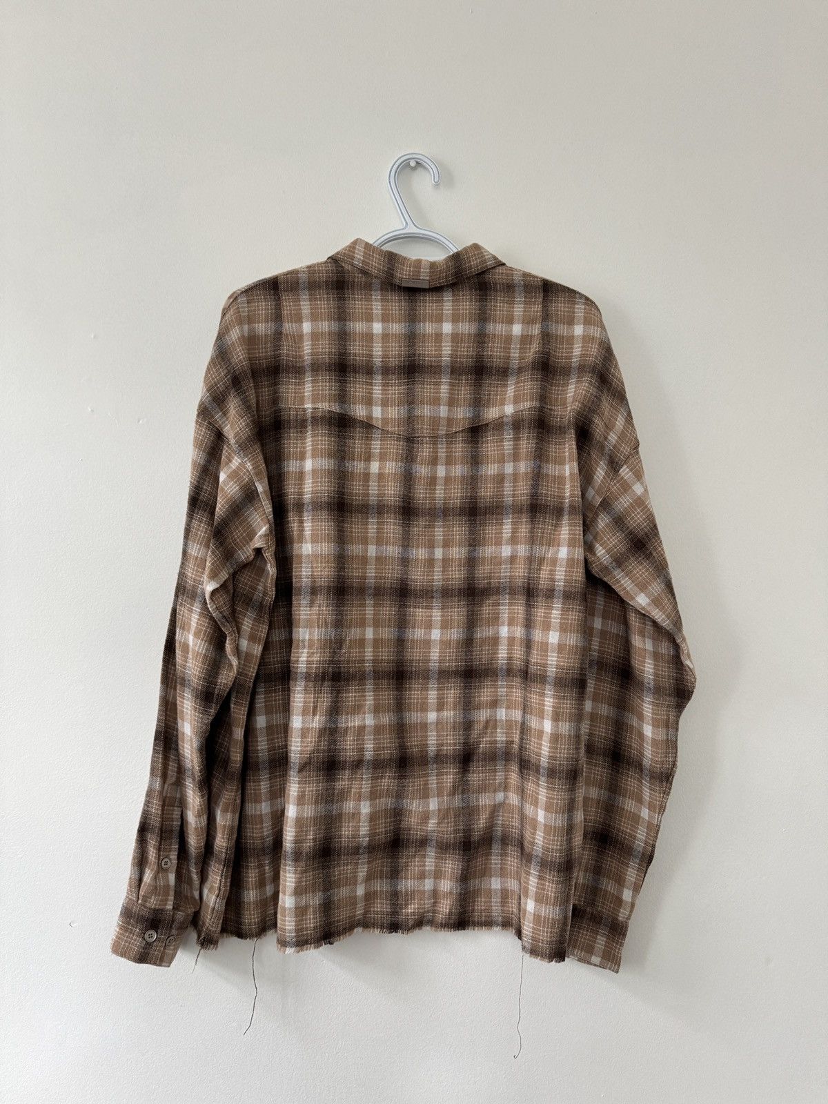 Kollar Clothing Beige Flannel Kollar Clothing Quarter Zip Size US M / EU 48-50 / 2 - 3 Thumbnail