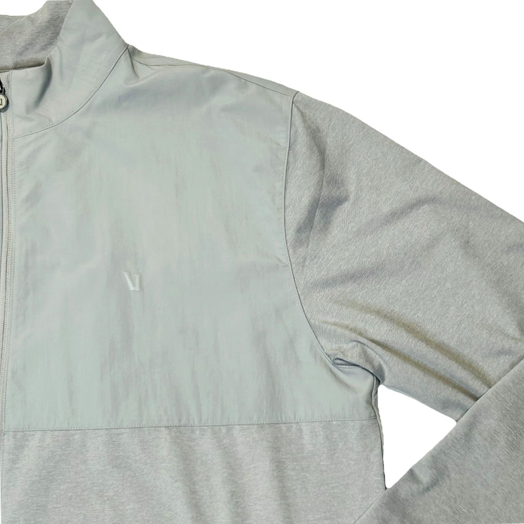 Vuori Vuori Sunday Element Jacket Mens 2XL Gray Track Jacket Full Zip Wind-Resistant Pockets Embroidered Right Sleeve Size US XXL / EU 58 / 5 - 6 Thumbnail