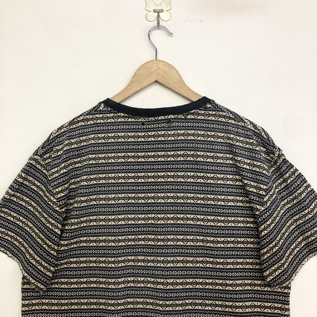 Polo Ralph Lauren Polo Ralph Lauren Jacquard Stripe Motive Tshirt Size US M / EU 48-50 / 2 - 10 Thumbnail