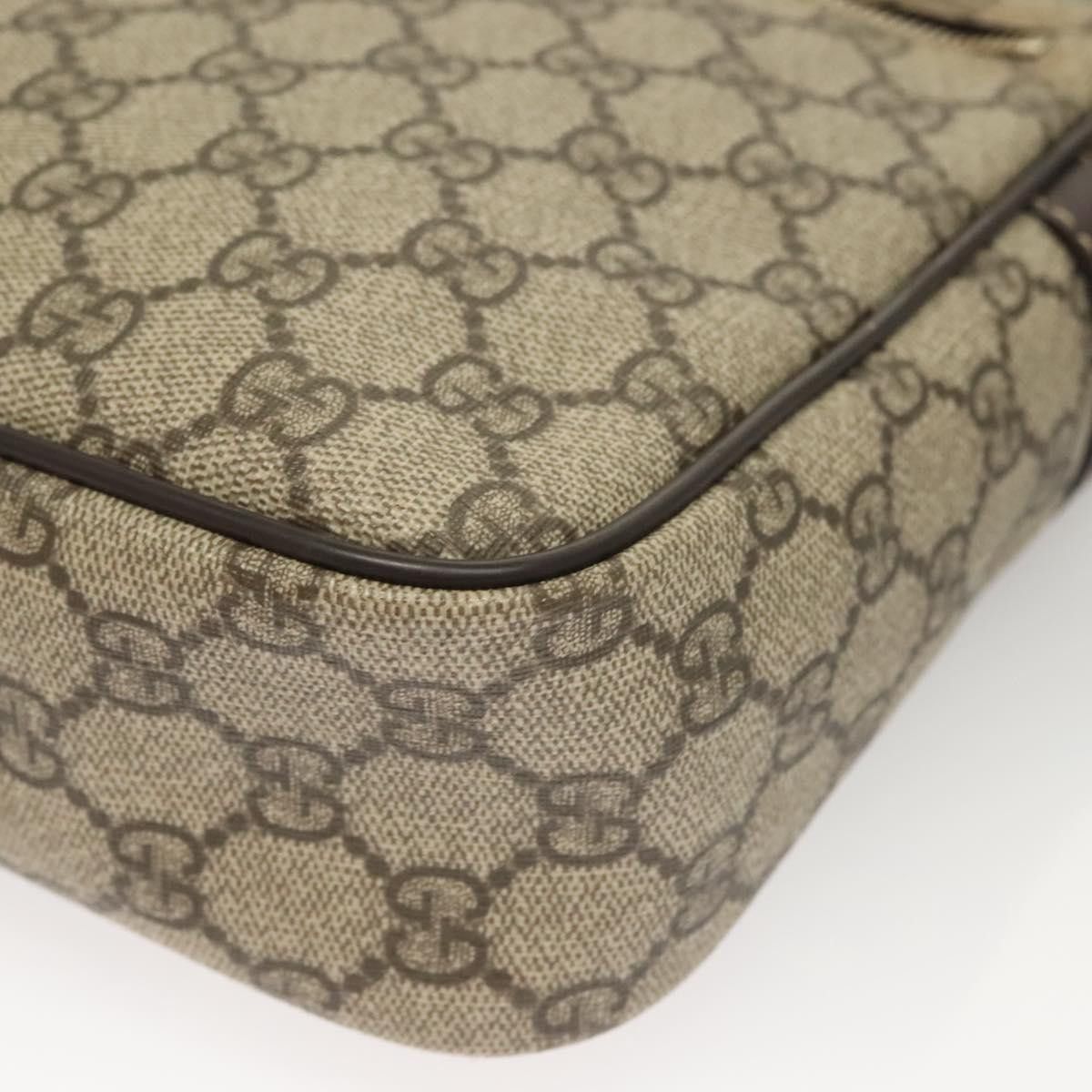 Gucci GUCCI GG Supreme Shoulder Bag Pvc Beige Gold Size ONE SIZE - 11 Thumbnail
