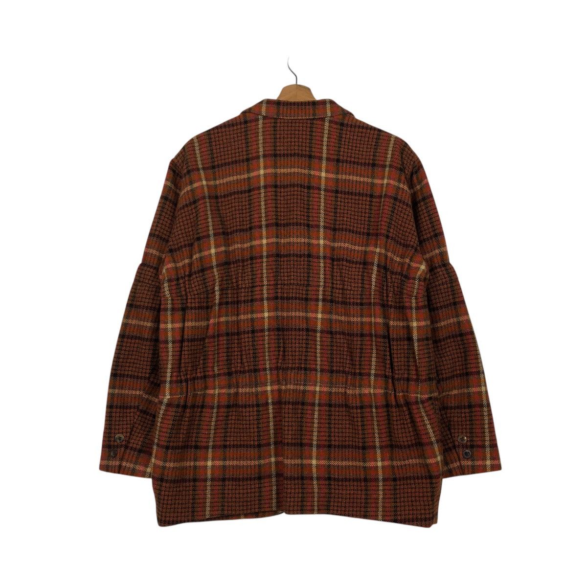 Issey Miyake 🔥VINTAGE ISSEY MIYAKE WOOL CHORE JACKET TARTAN DESIGN Size US M / EU 48-50 / 2 - 10 Thumbnail